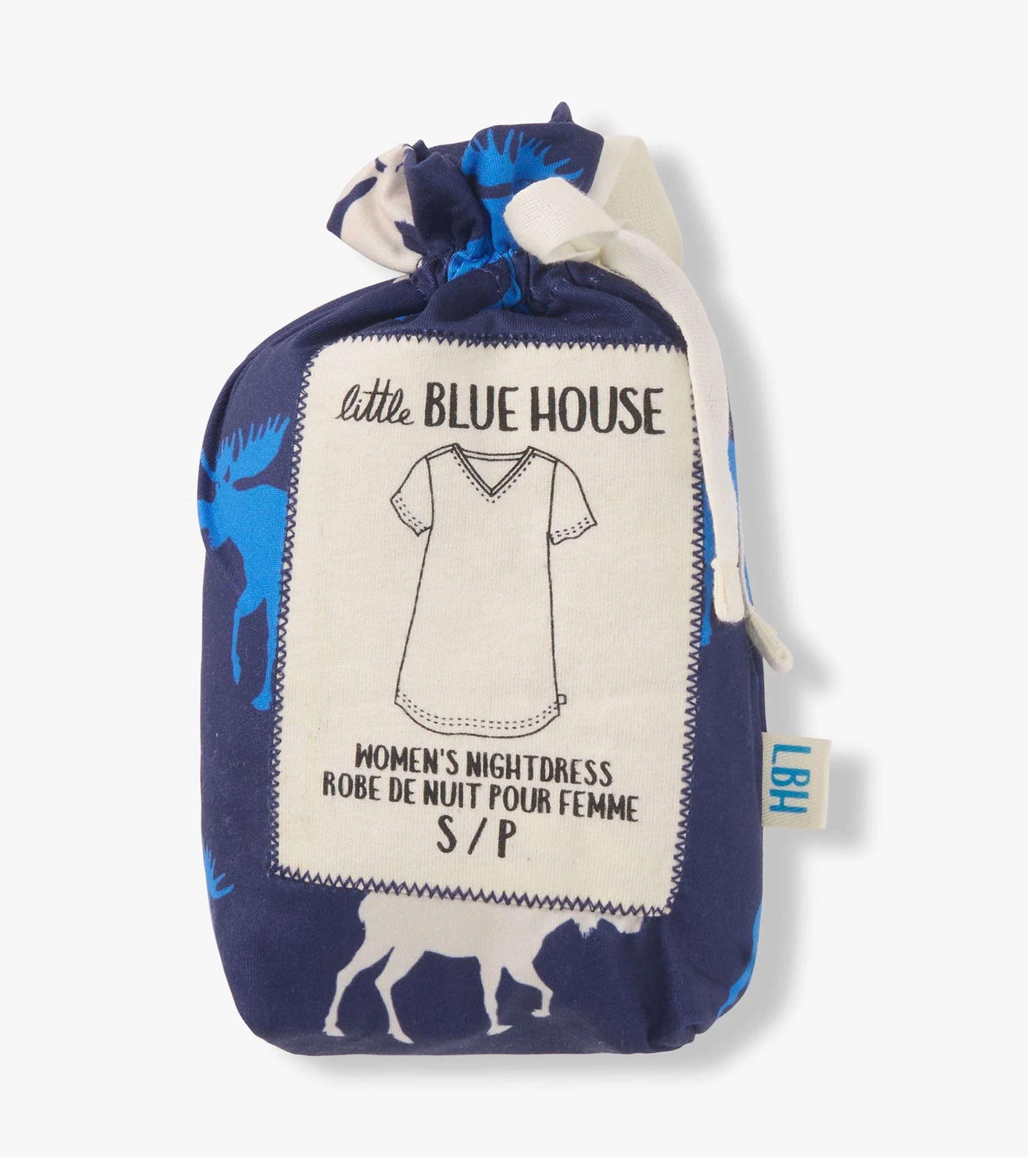 Women's Blue Moose Nightdress - Image 4