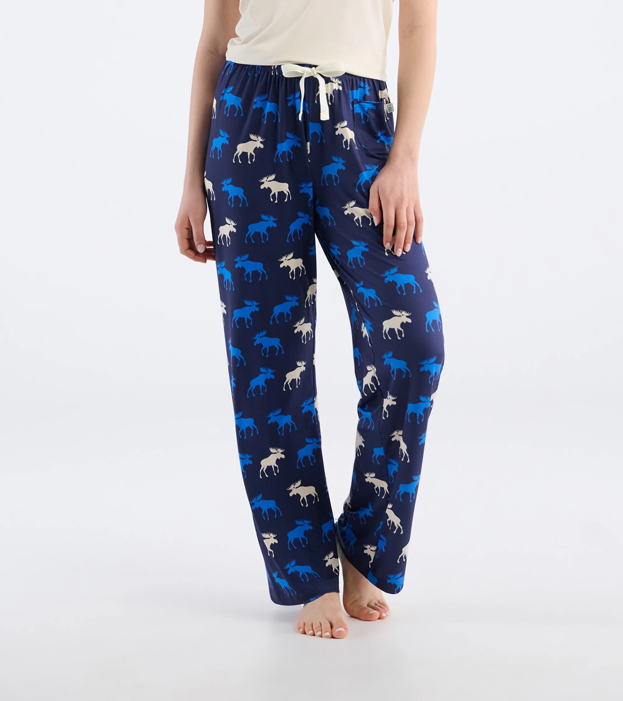 Women's Blue Moose Polyknit Pajama Pants