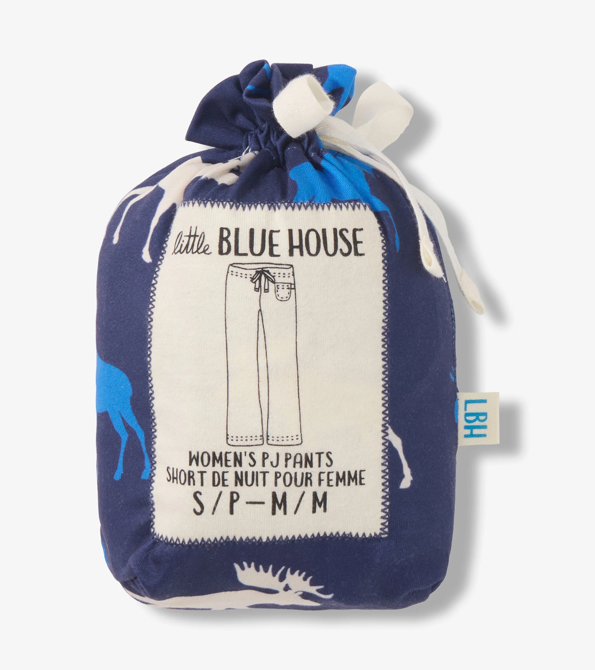 Women's Blue Moose Polyknit Pajama Pants - Image 2
