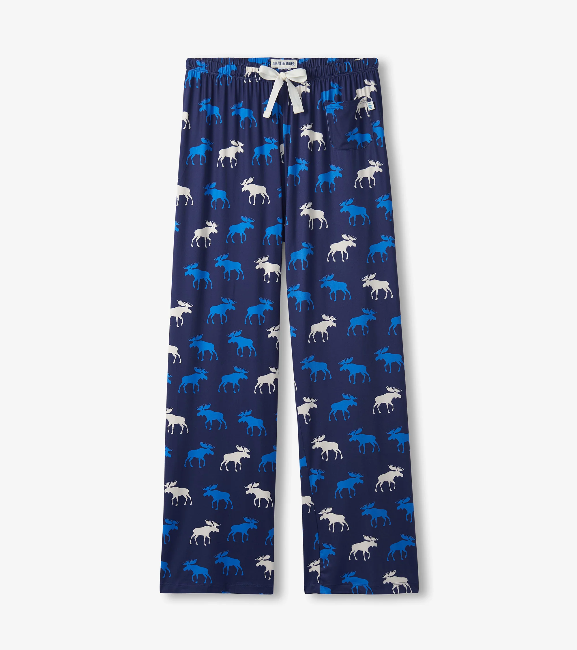 Women's Blue Moose Polyknit Pajama Pants - Image 5
