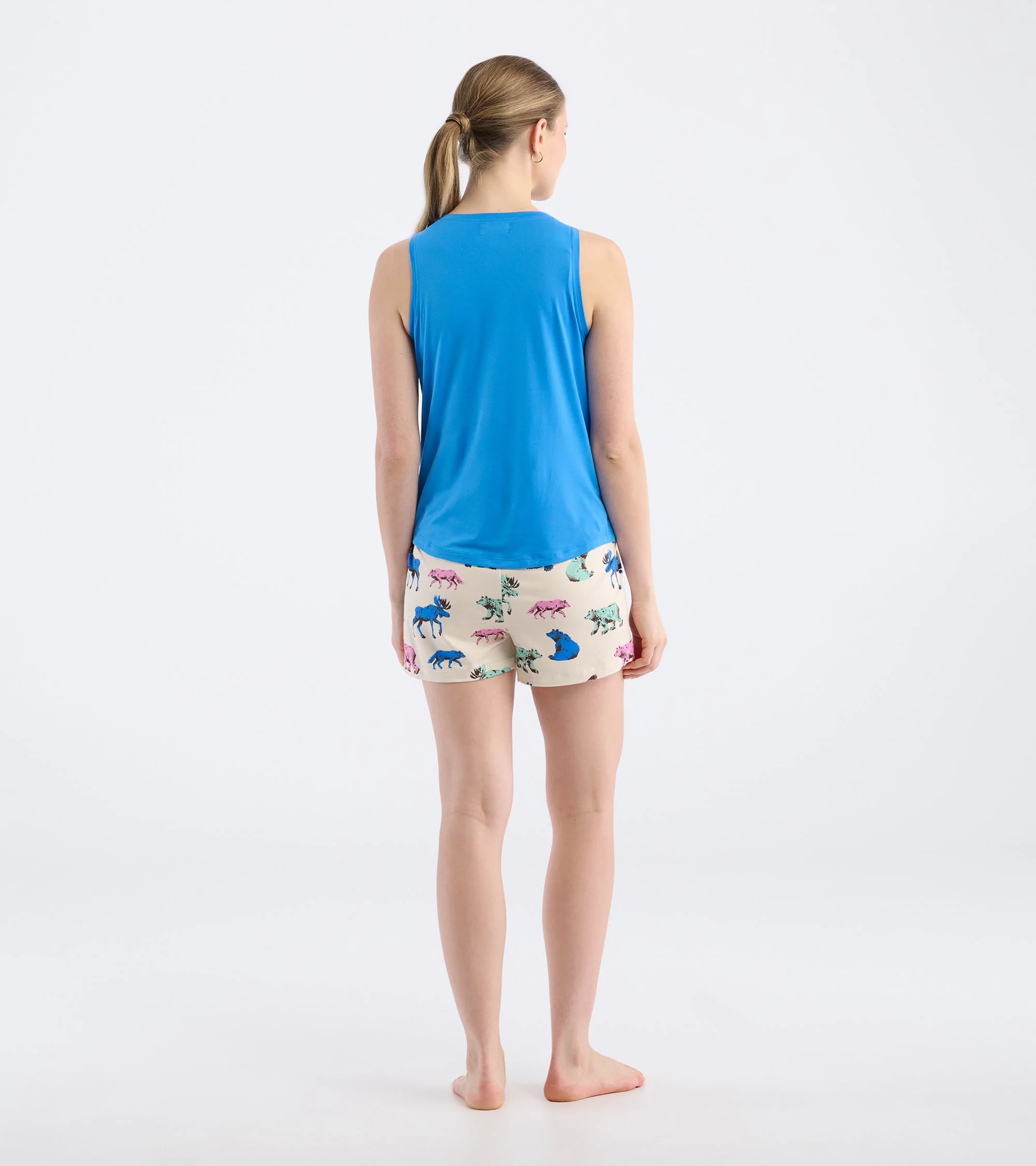 Women's Blue Pajama Tank - Image 4