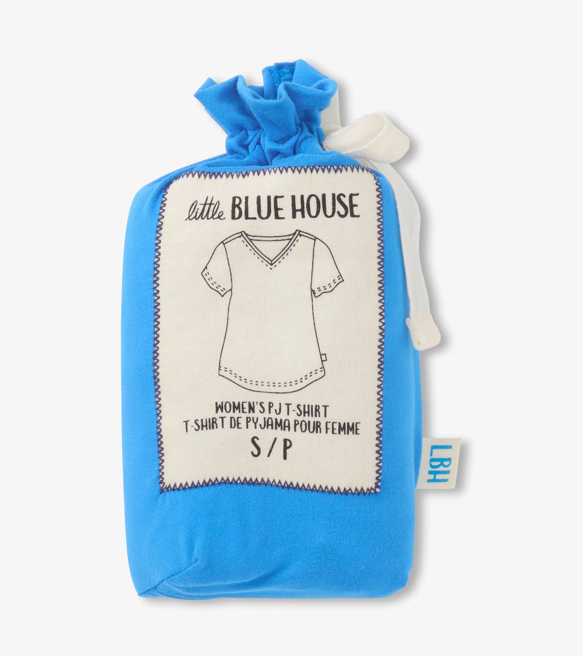 Women's Blue V-Neck T-Shirt - Image 2