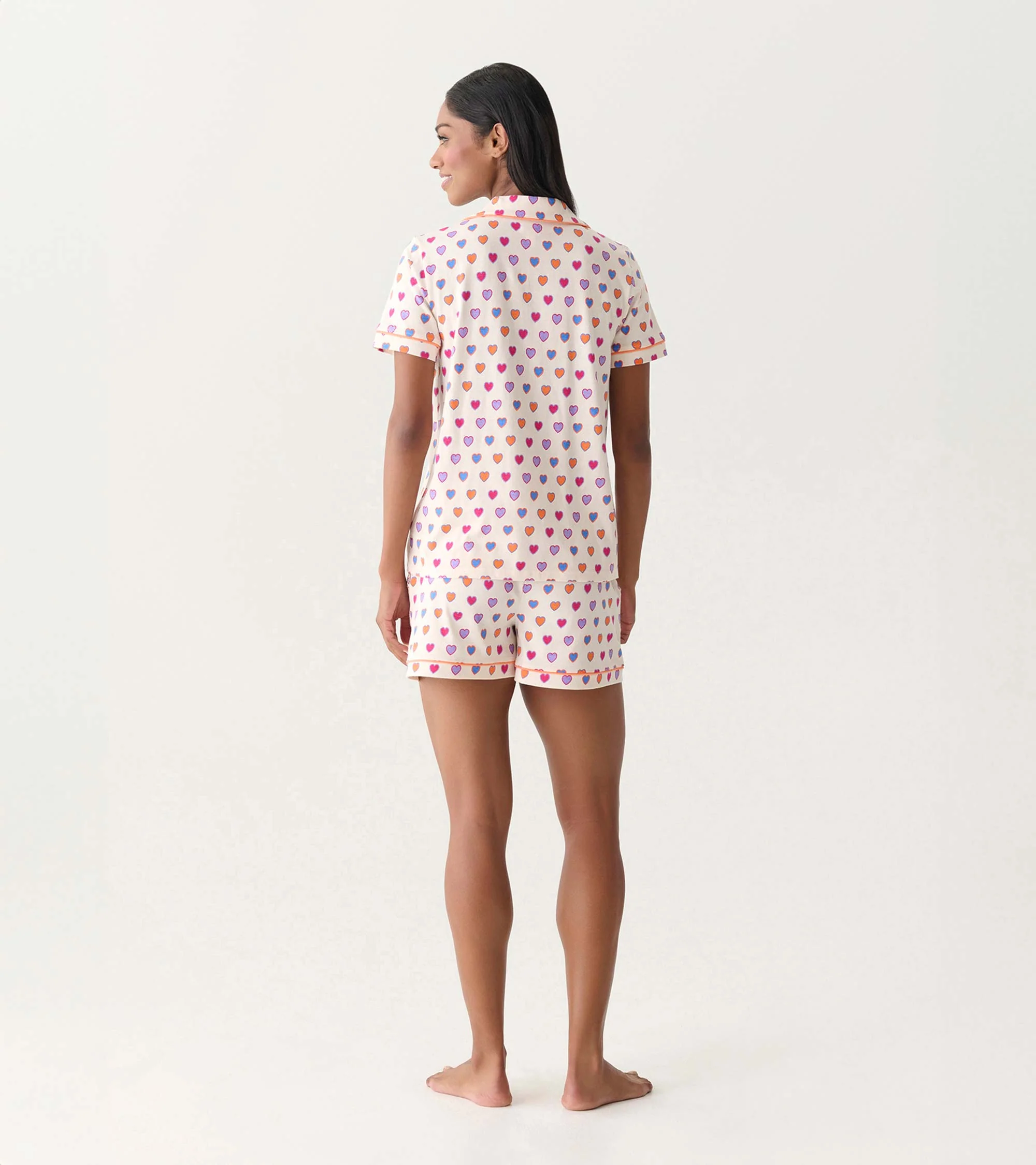 Women's Bunches of Hearts Short Pajama Set - Image 3