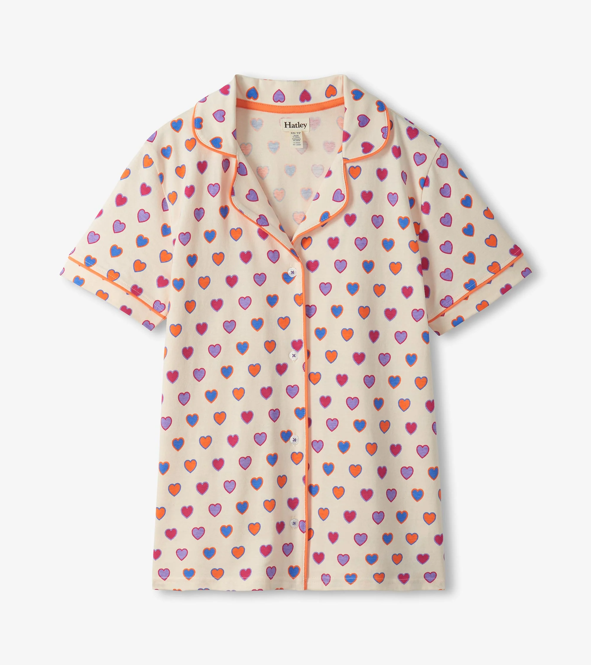 Women's Bunches of Hearts Short Pajama Set - Image 4