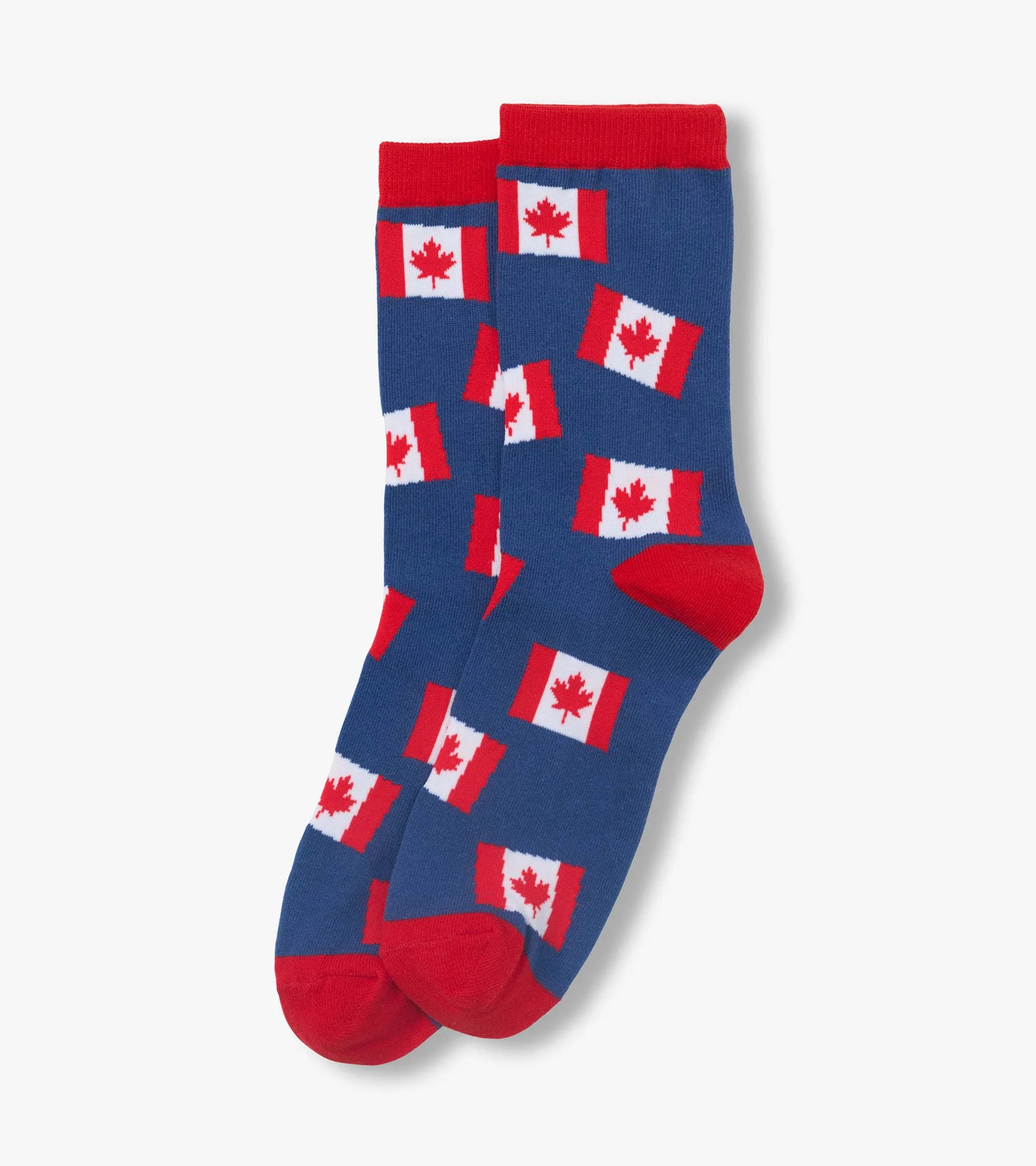Women's Canada Flags Crew Socks