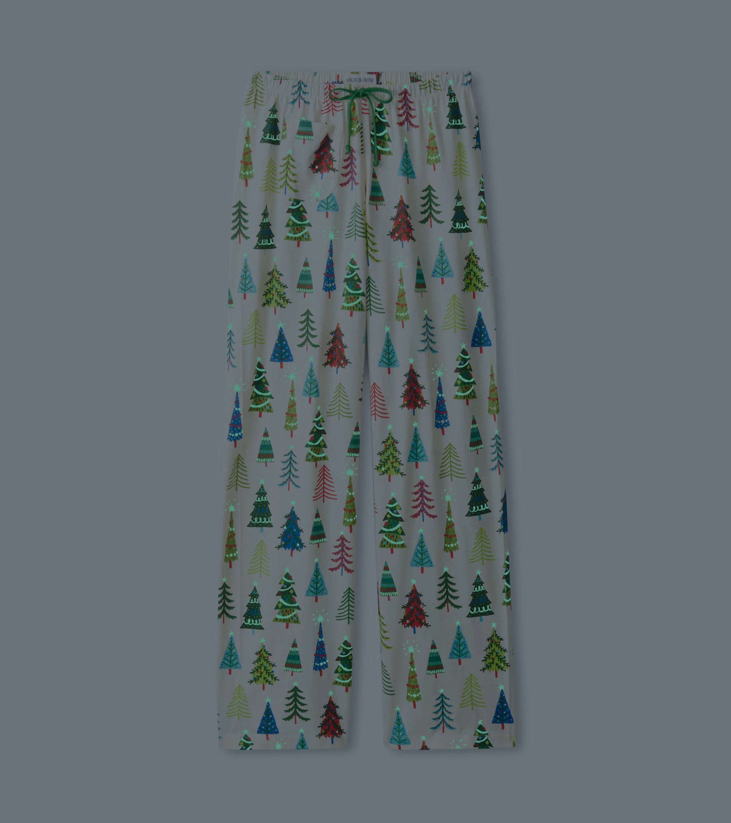 Women's Christmas Trees Cotton Pajama Pants - Image 2