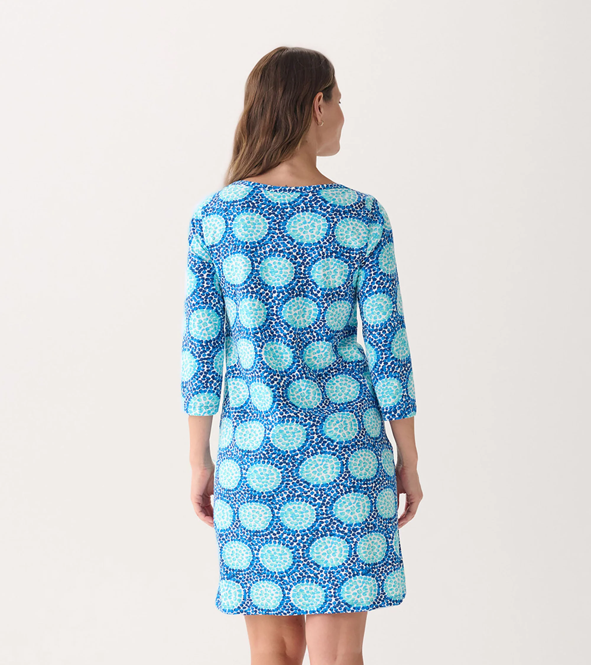 Women's Cobblestone Path 3/4 Sleeve Summer Dress - Image 3