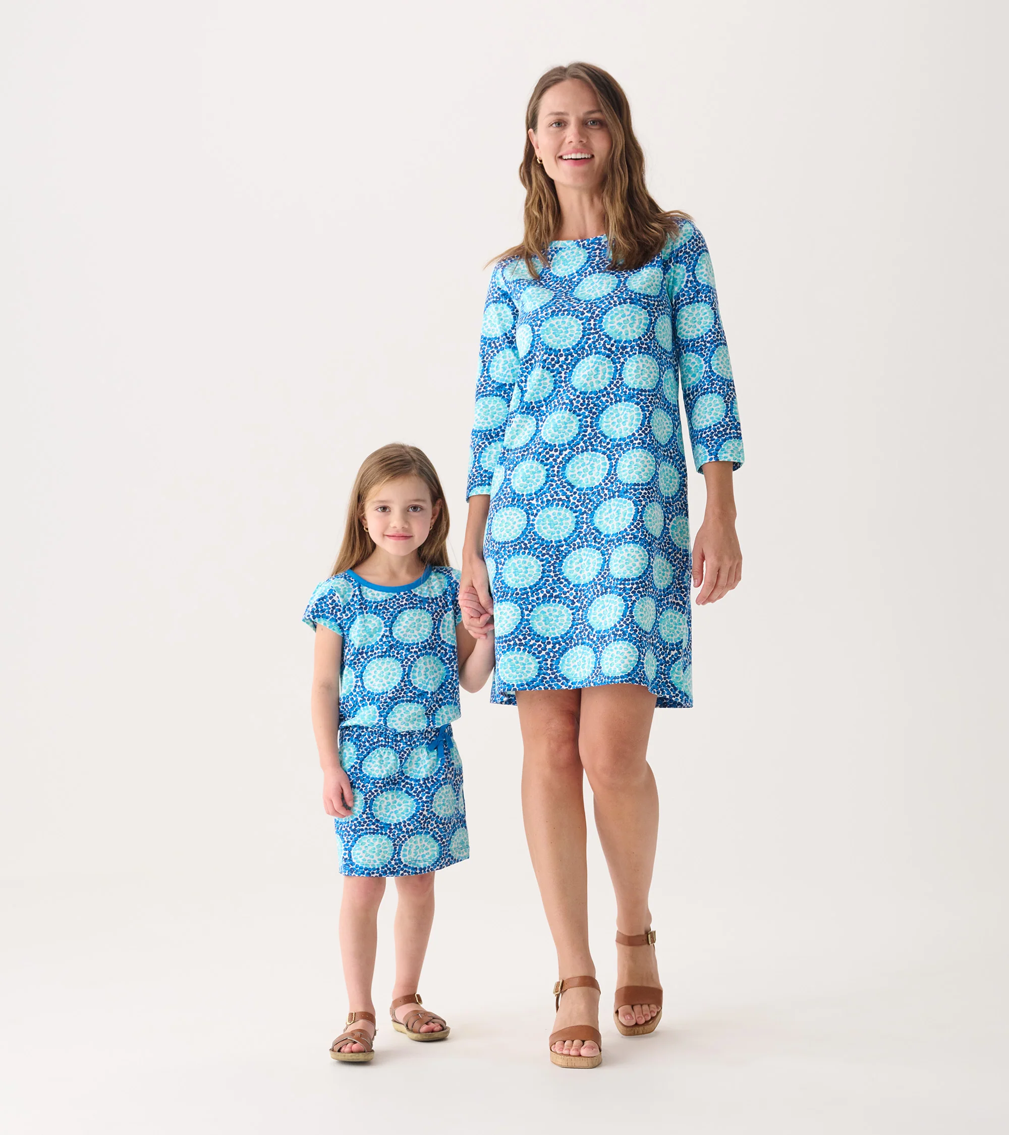 Women's Cobblestone Path 3/4 Sleeve Summer Dress - Image 4
