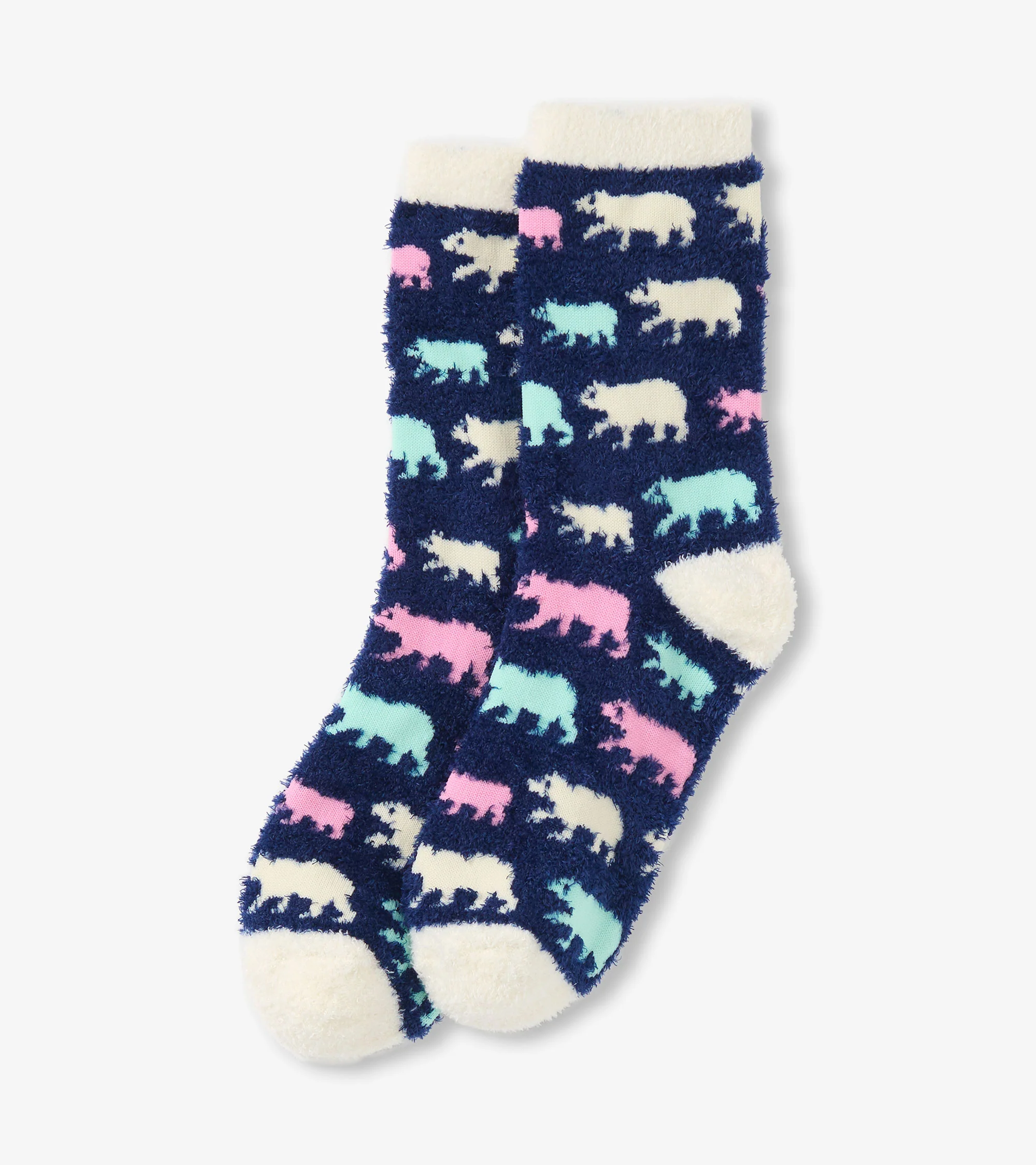 Women's Cottage Bears Fuzzy Socks - Image 2