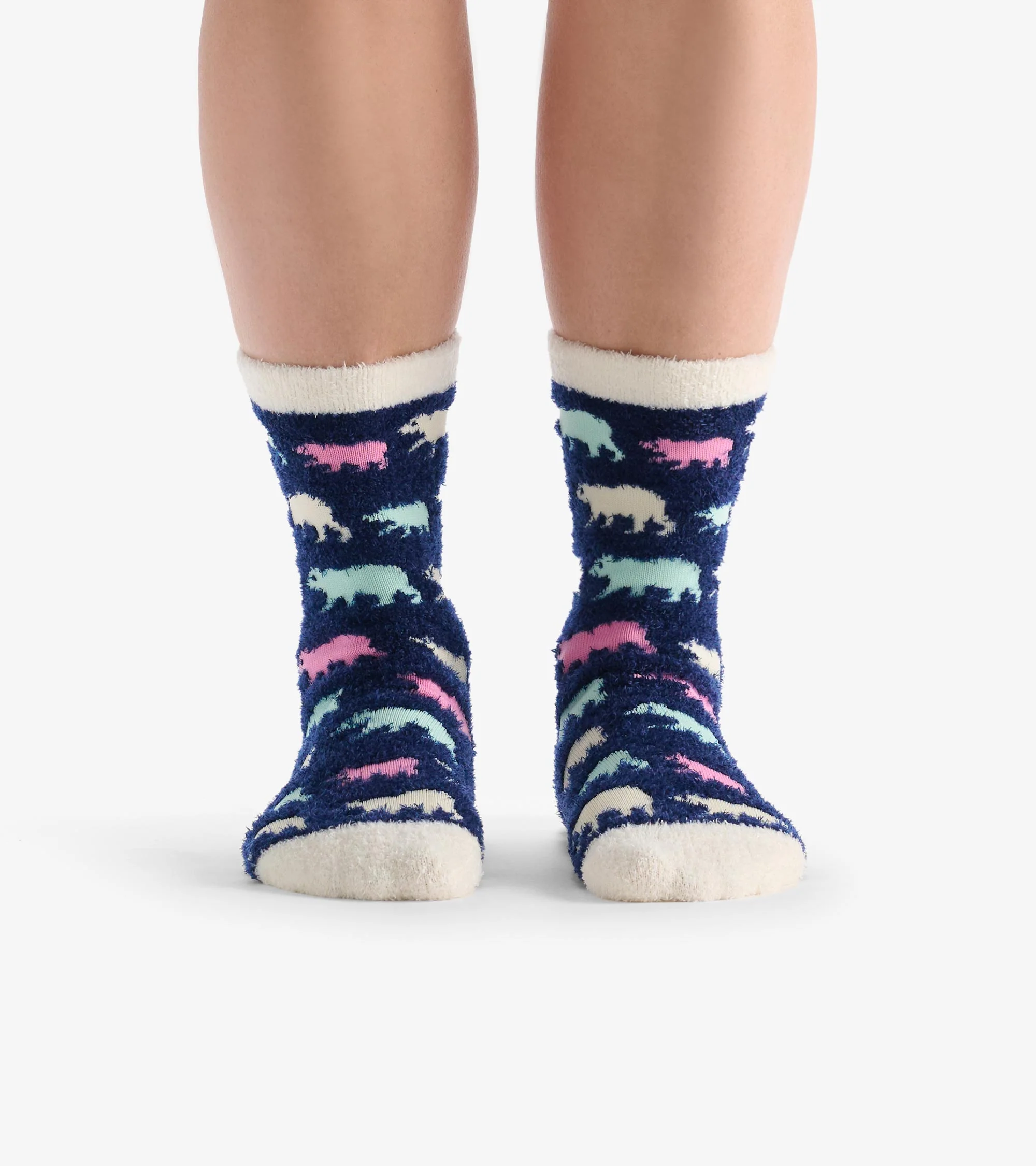 Women's Cottage Bears Fuzzy Socks - Image 4