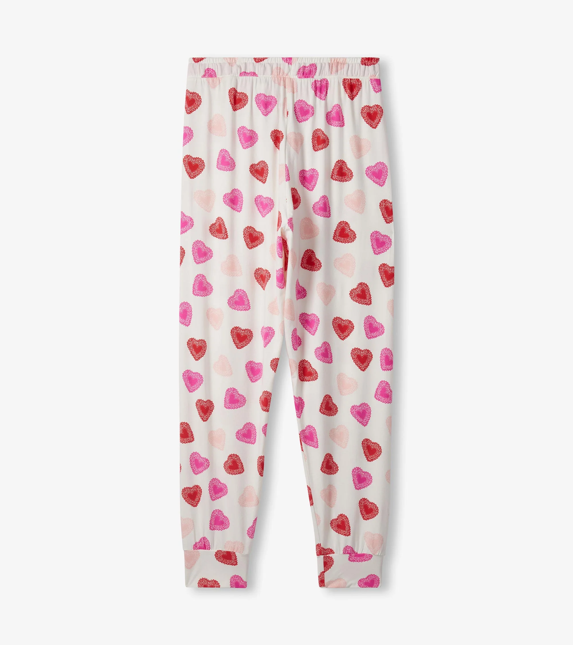 Women's Cut Out Hearts Pajama Set - Image 8