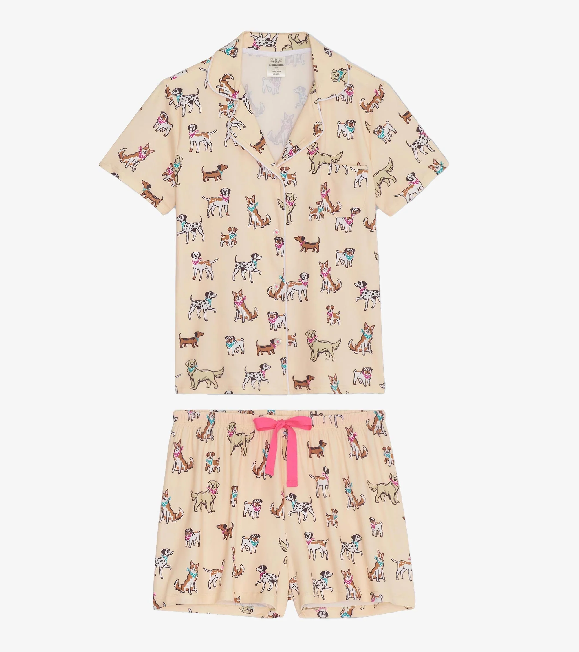 Women's Cute Pups Short Pajama Set - Image 2