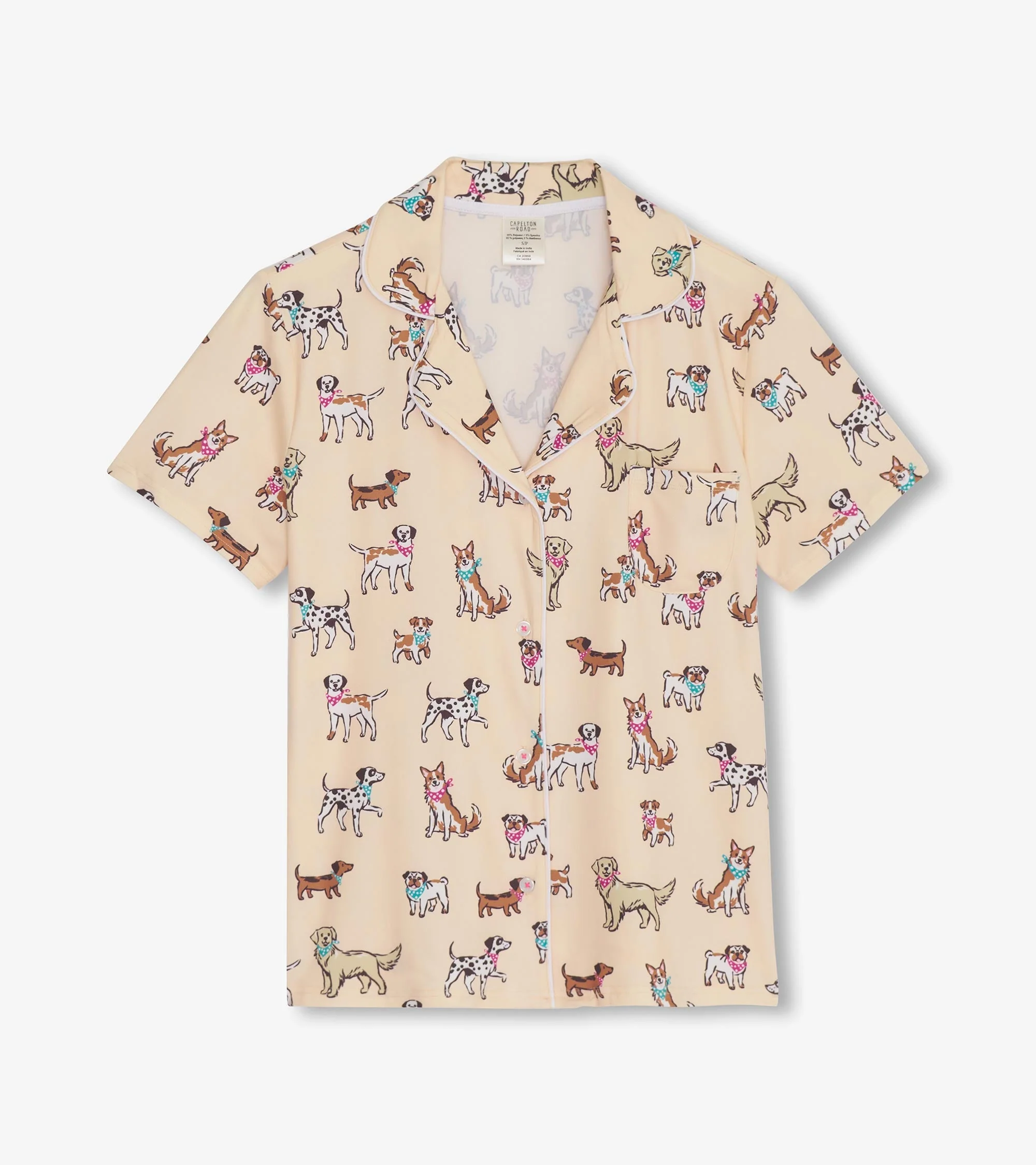 Women's Cute Pups Short Pajama Set - Image 4