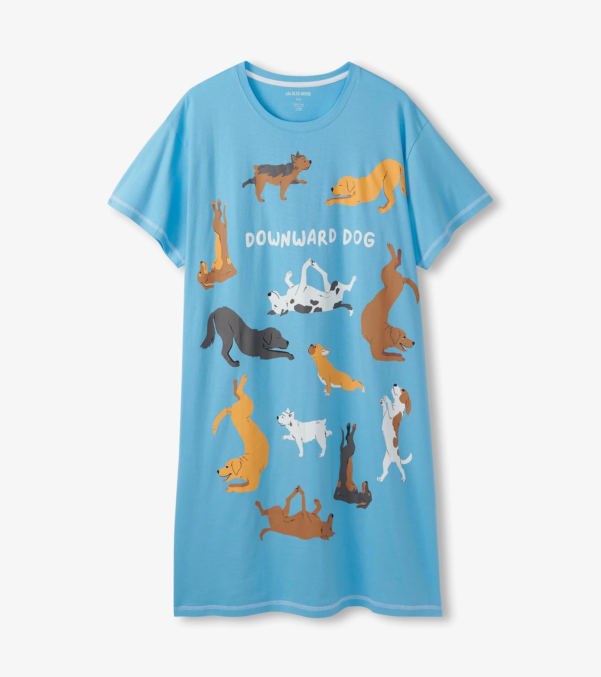 Women's Downward Dog Cotton Sleepshirt - Image 2