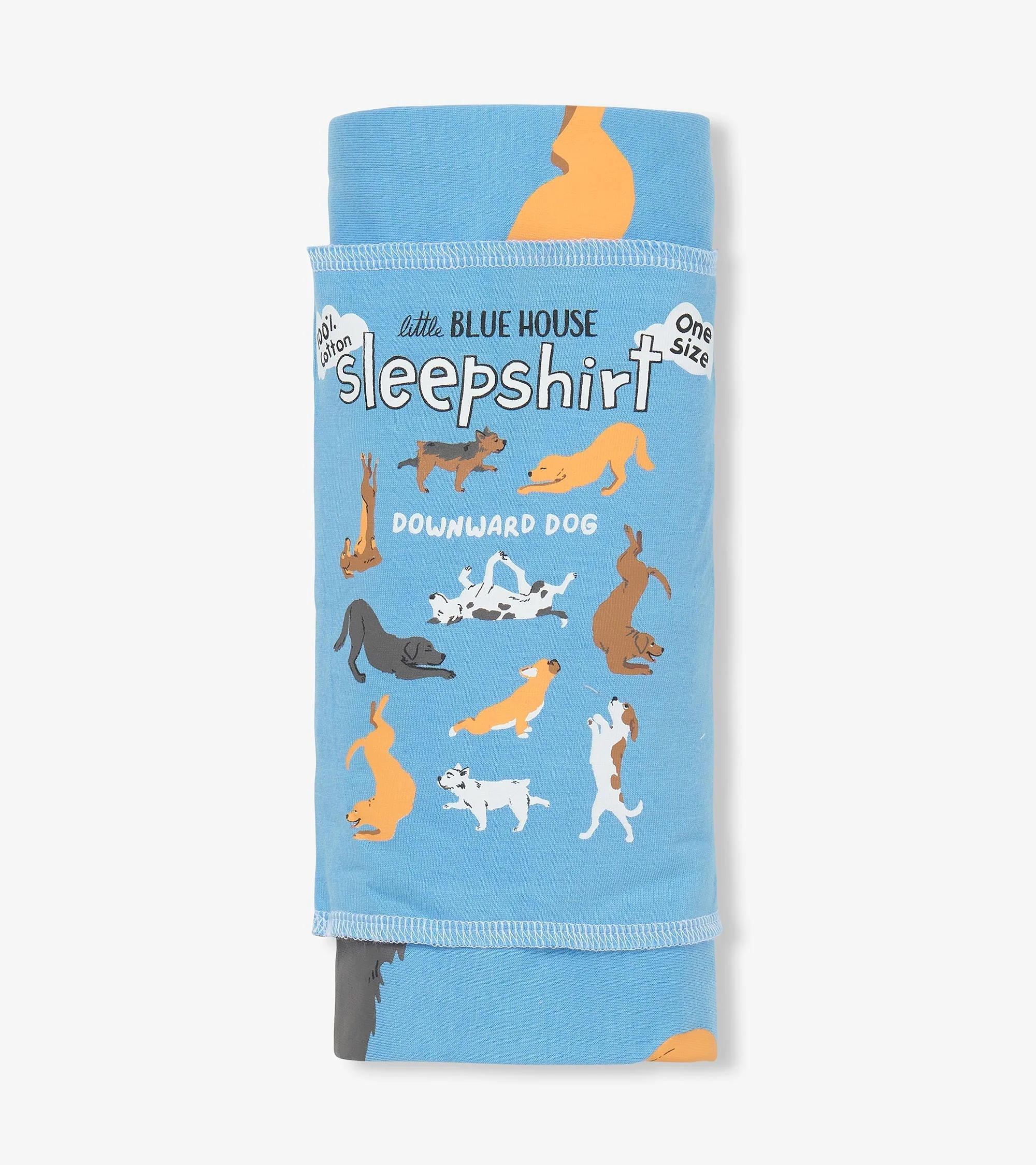 Women's Downward Dog Cotton Sleepshirt - Image 4