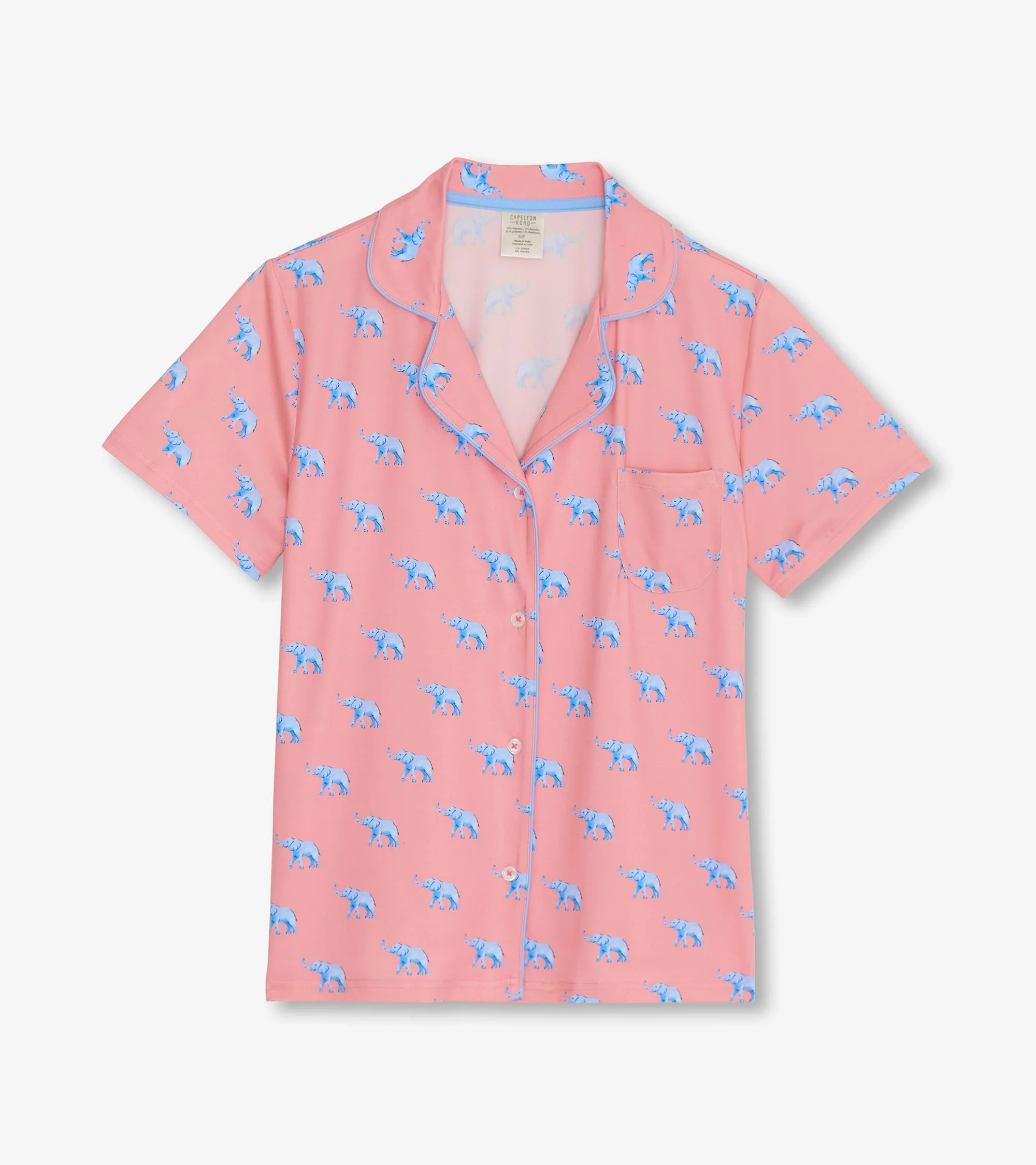Women's Elephants Short Pajama Set - Image 4