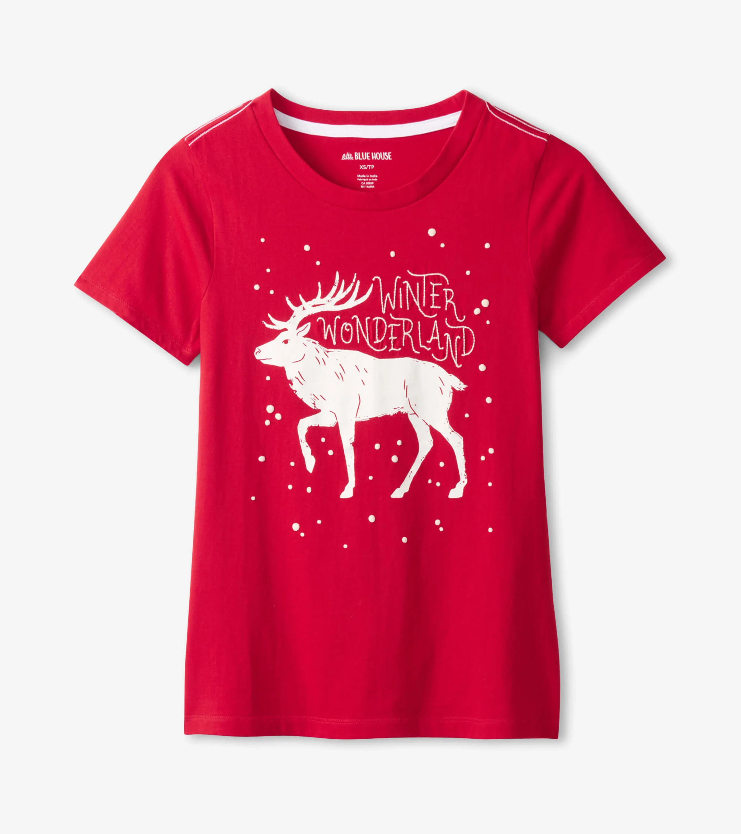 Women's Elk Fair Isle Women’s Short Sleeve T-Shirt - Image 2