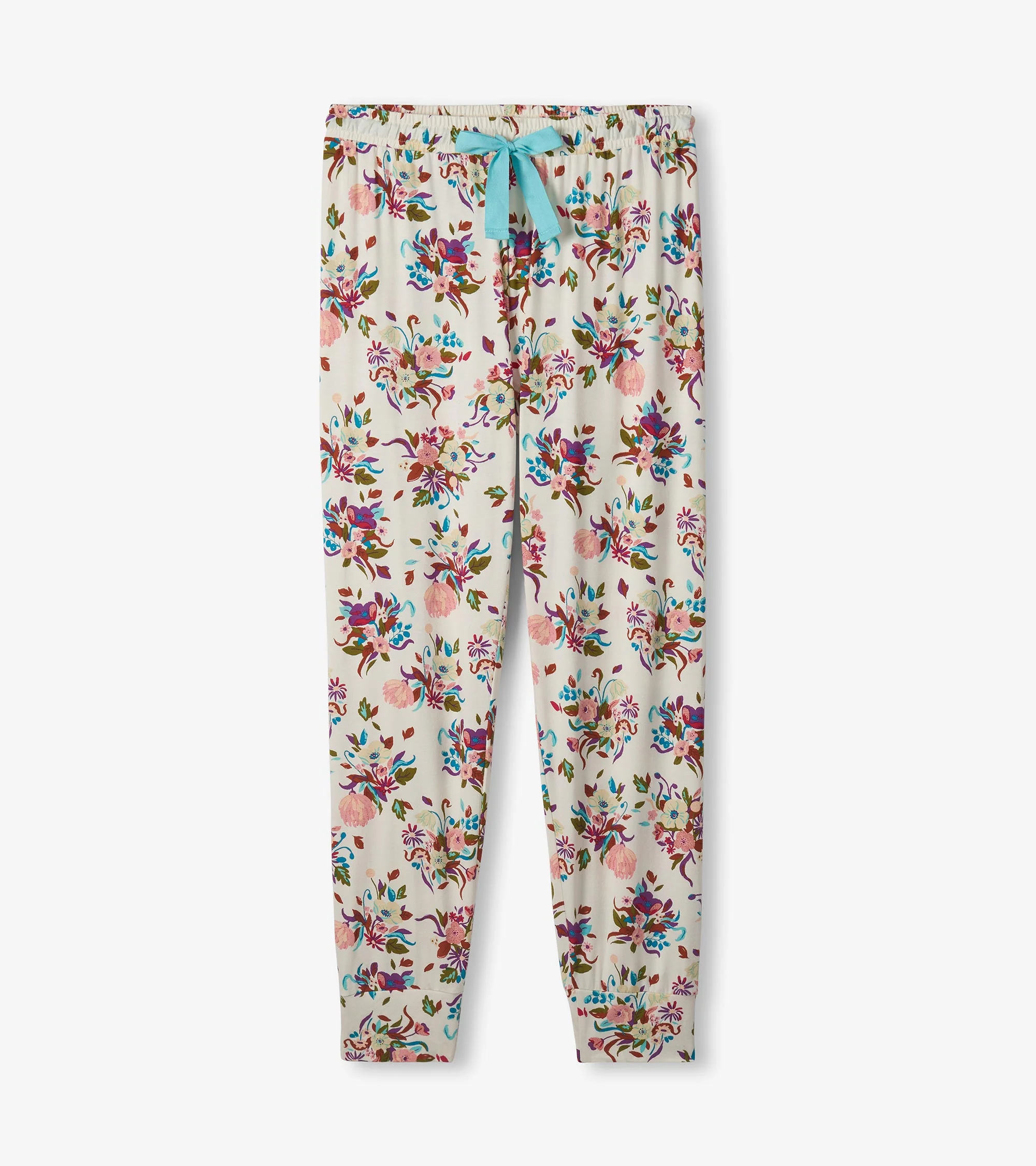 Women's Fall Floral Bamboo Pajama Set - Image 6