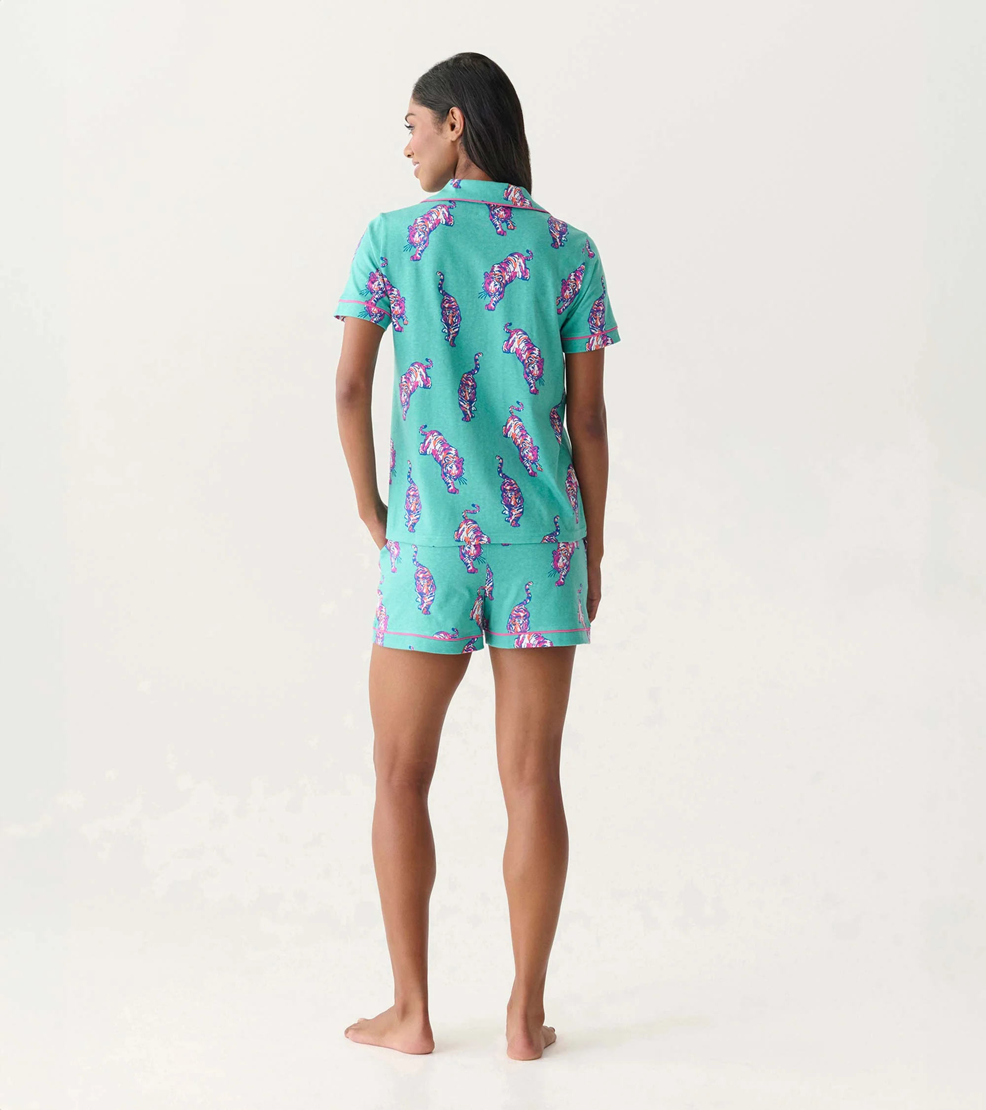 Women's Fierce Tigers Short Pajama Set - Image 3
