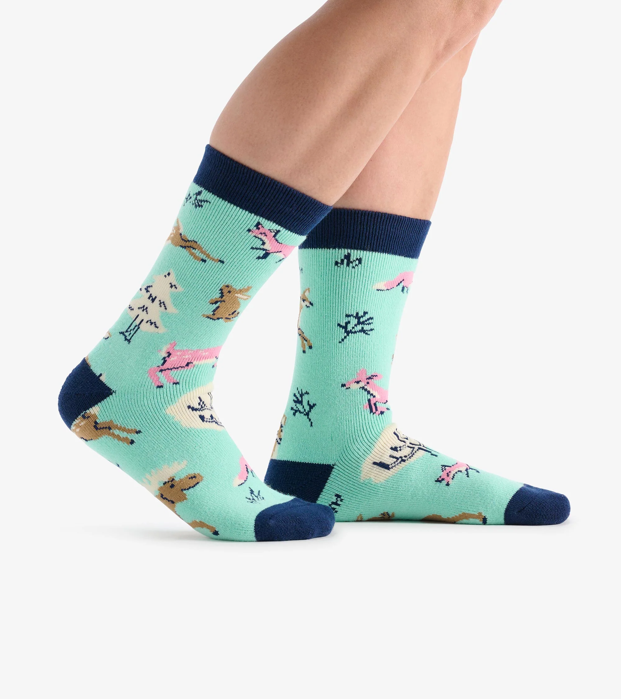 Women's Forest Animals Cozy Socks - Image 3