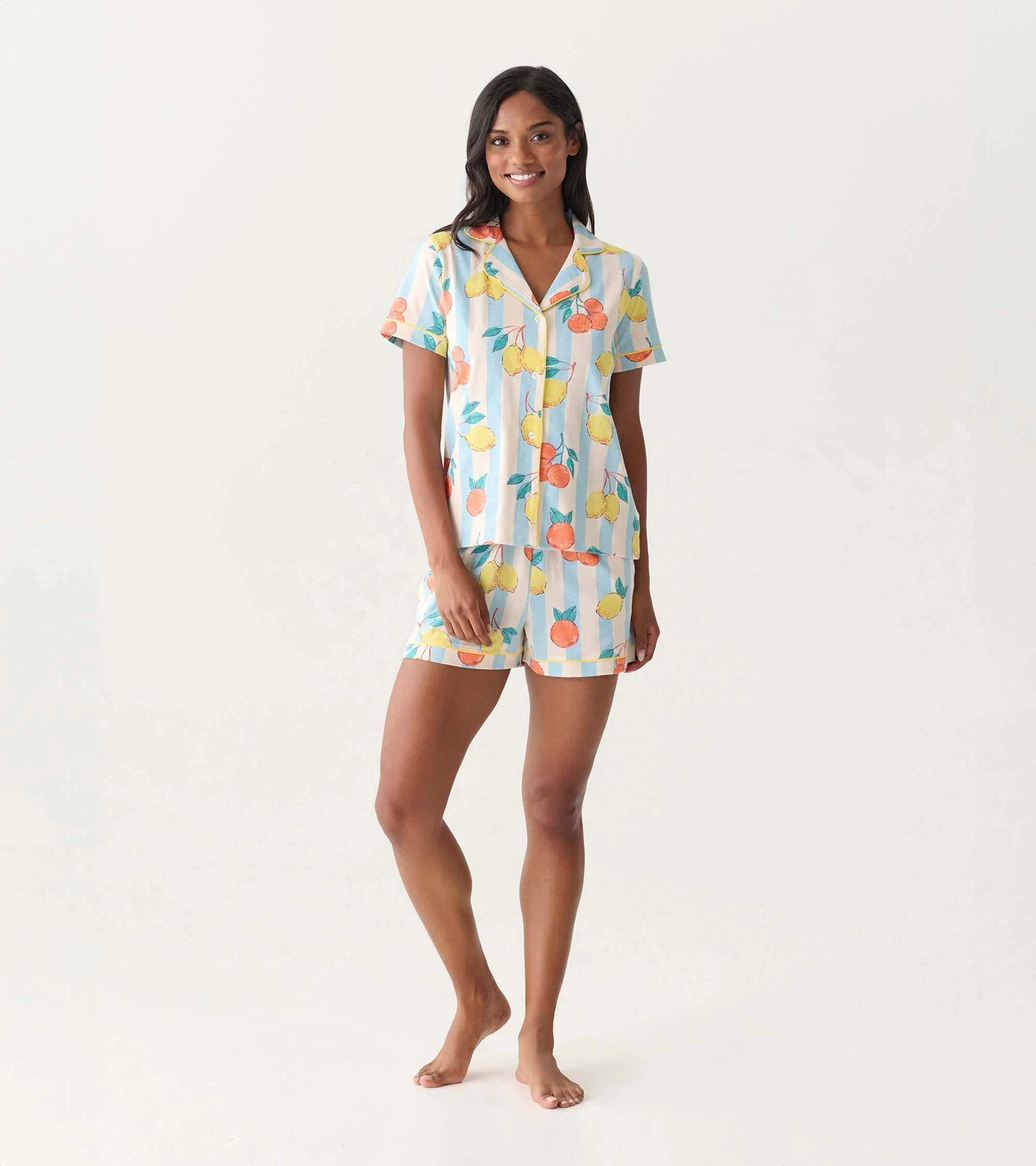 Women's Fresh Citrus Short Pajama Set - Image 4