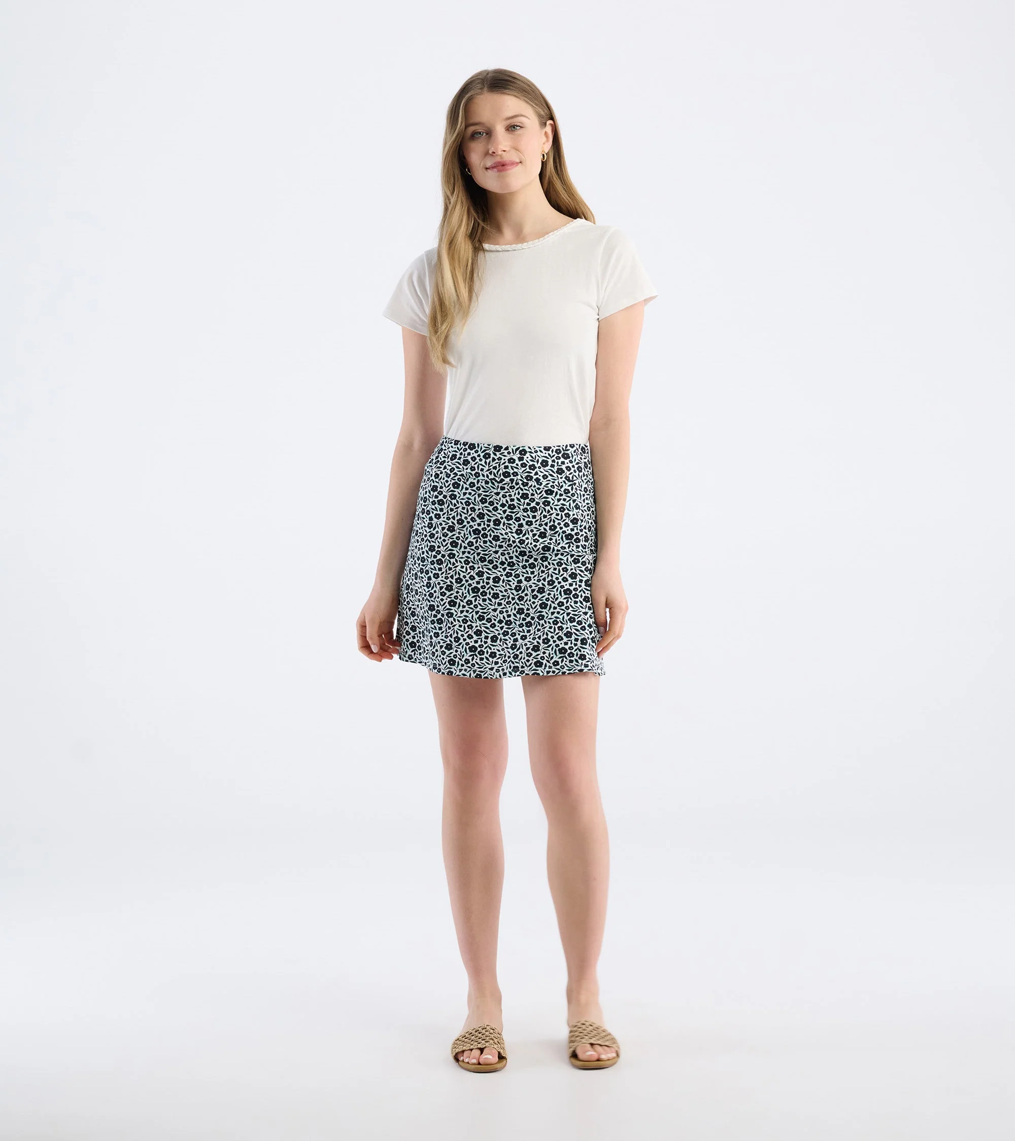 Women's Fresh Flowers Skort - Image 3