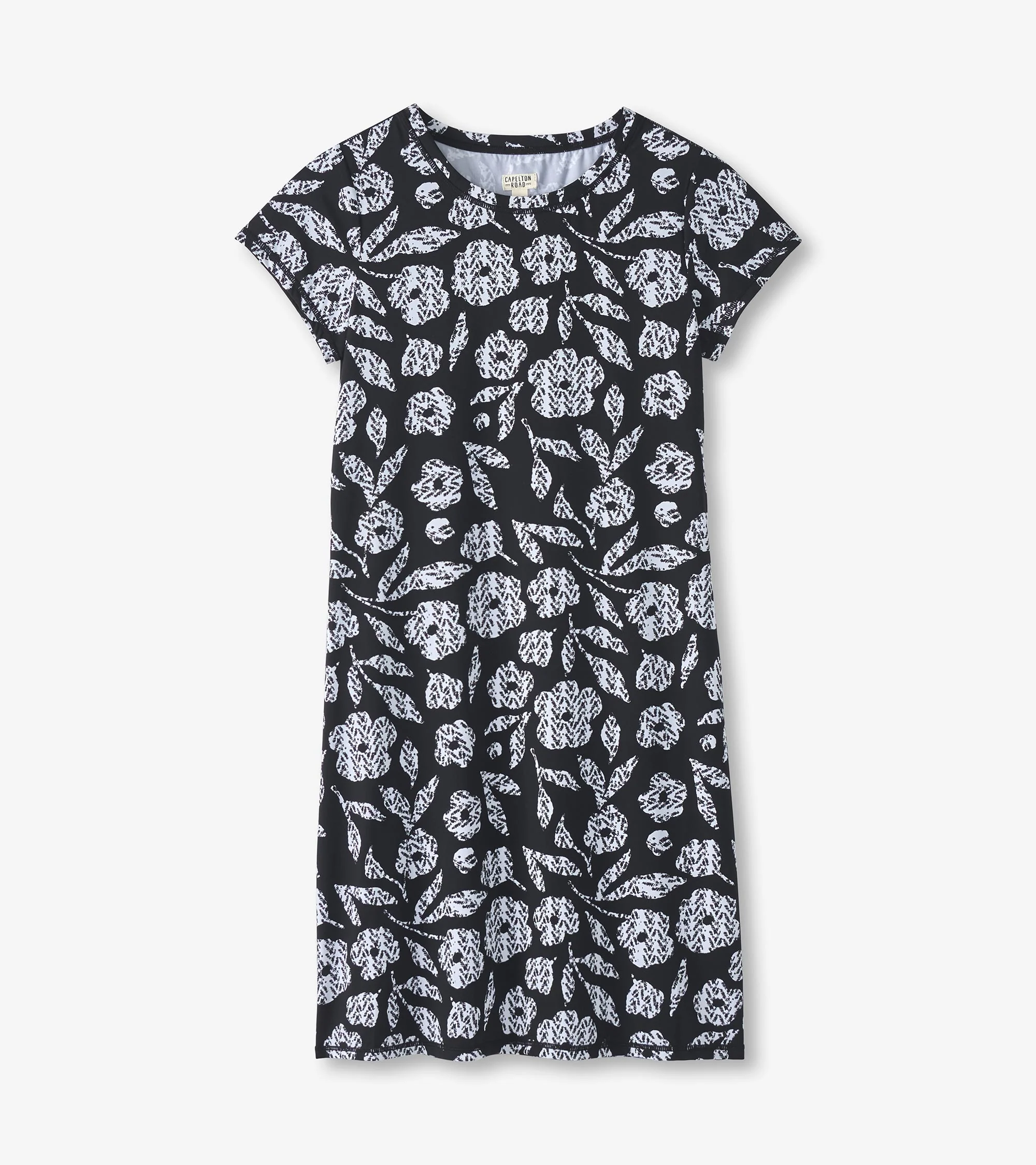 Women's Fresh Flowers T-Shirt Dress - Image 2