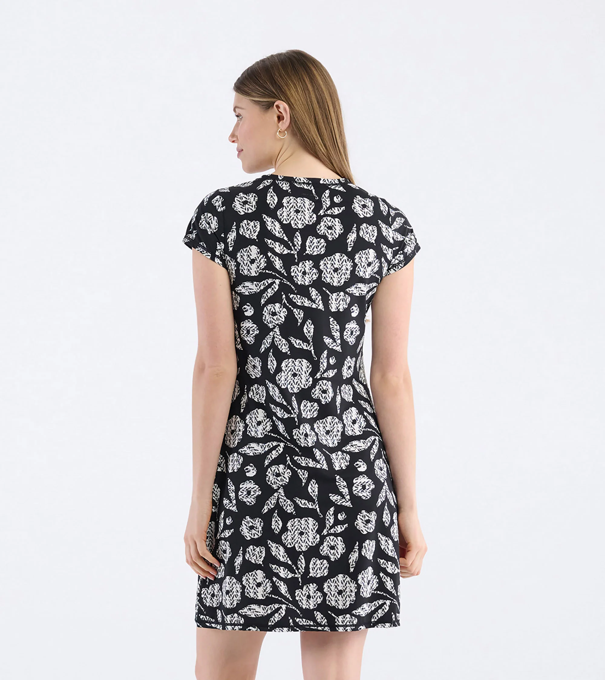 Women's Fresh Flowers T-Shirt Dress - Image 3