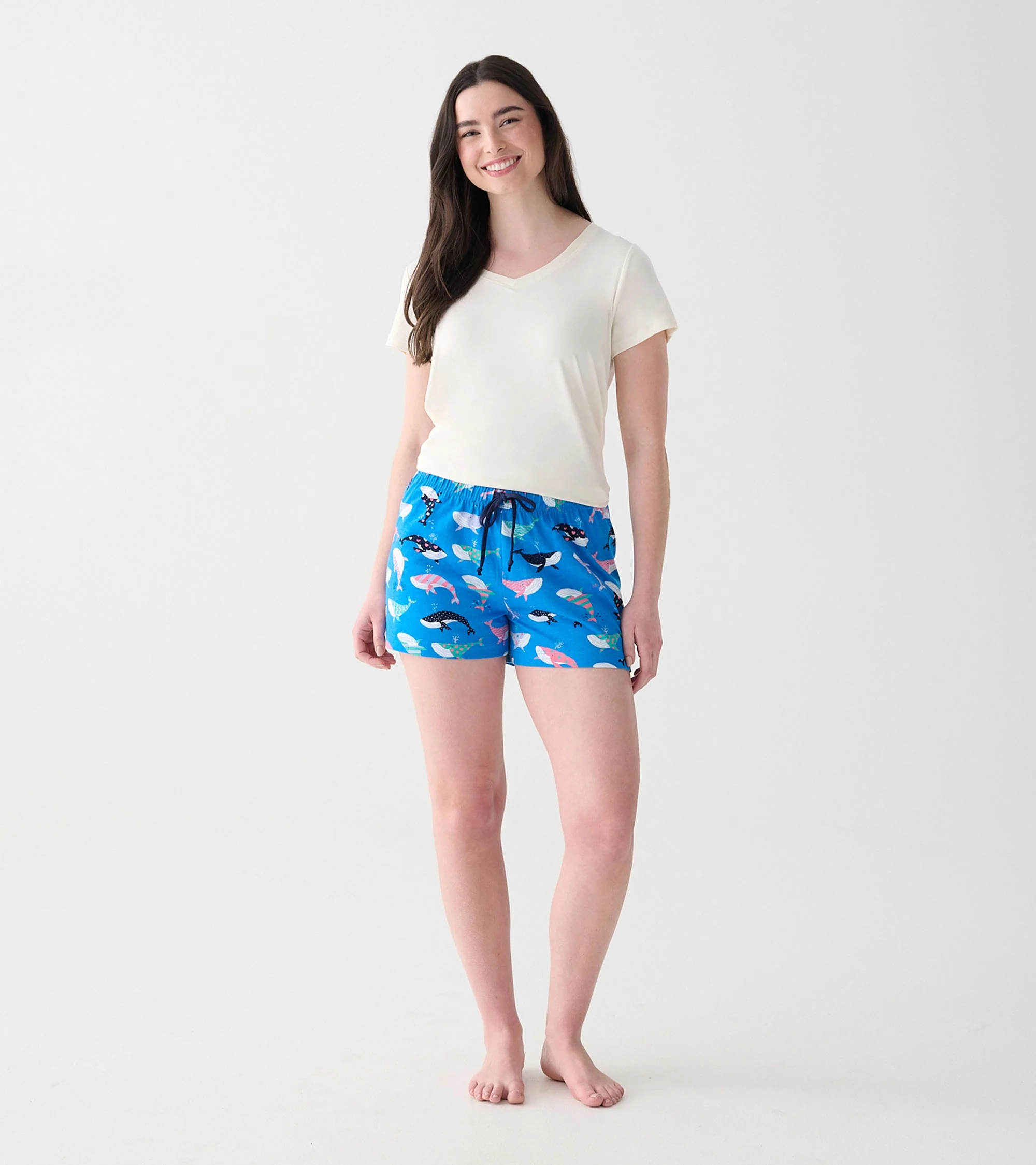 Women's Fun Whales Boxers - Image 3