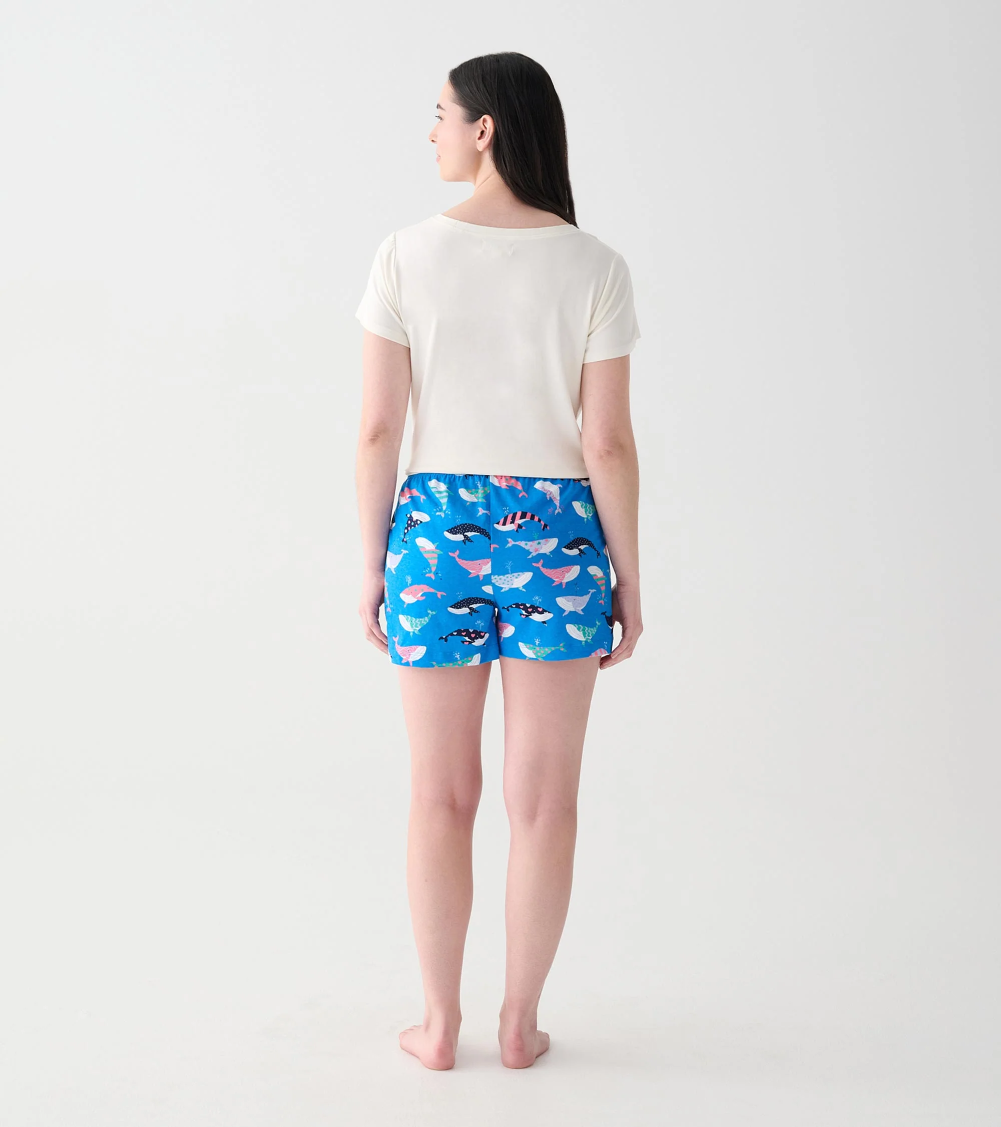 Women's Fun Whales Boxers - Image 4