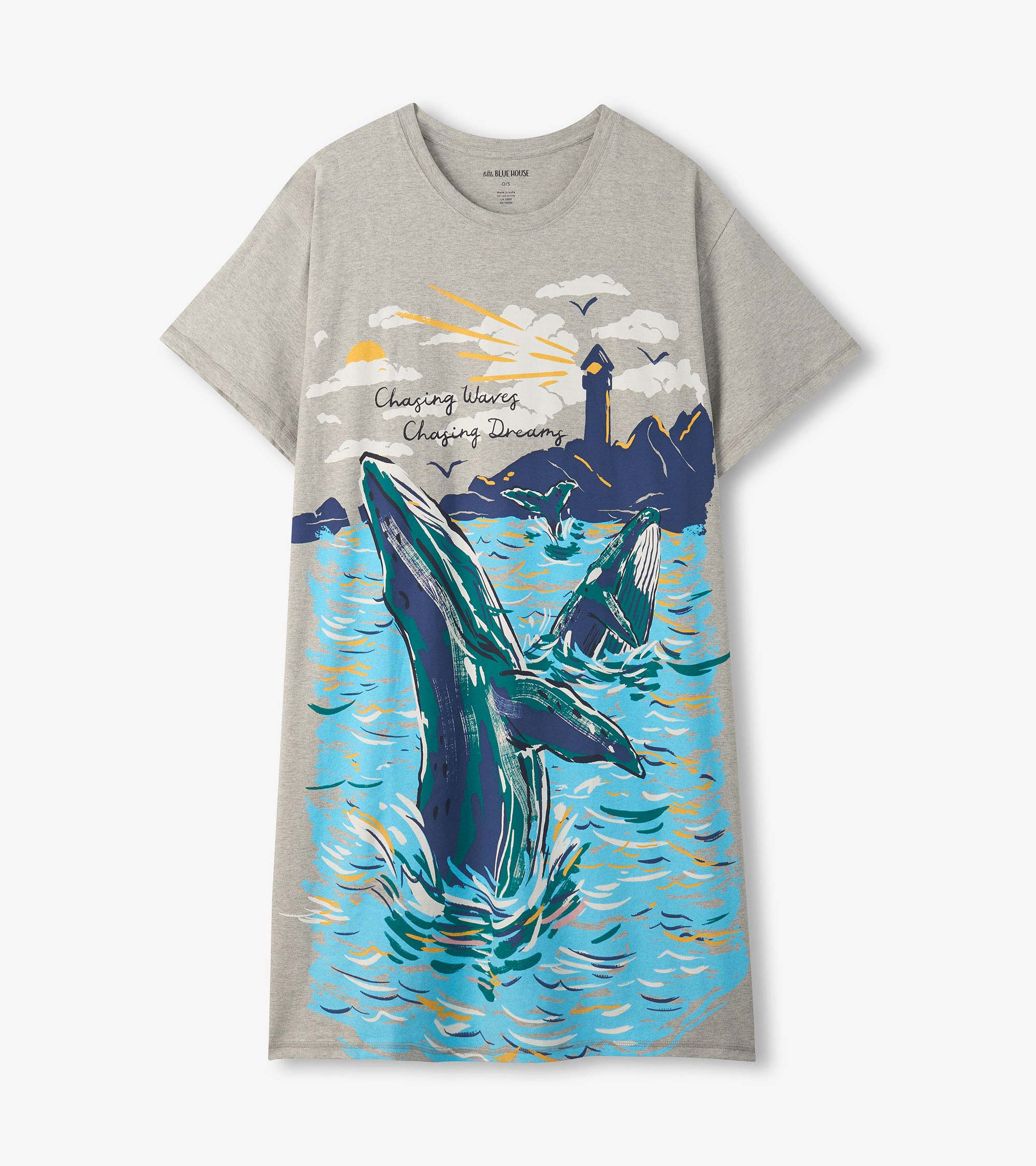 Women's Fun Whales Sleepshirt - Image 2