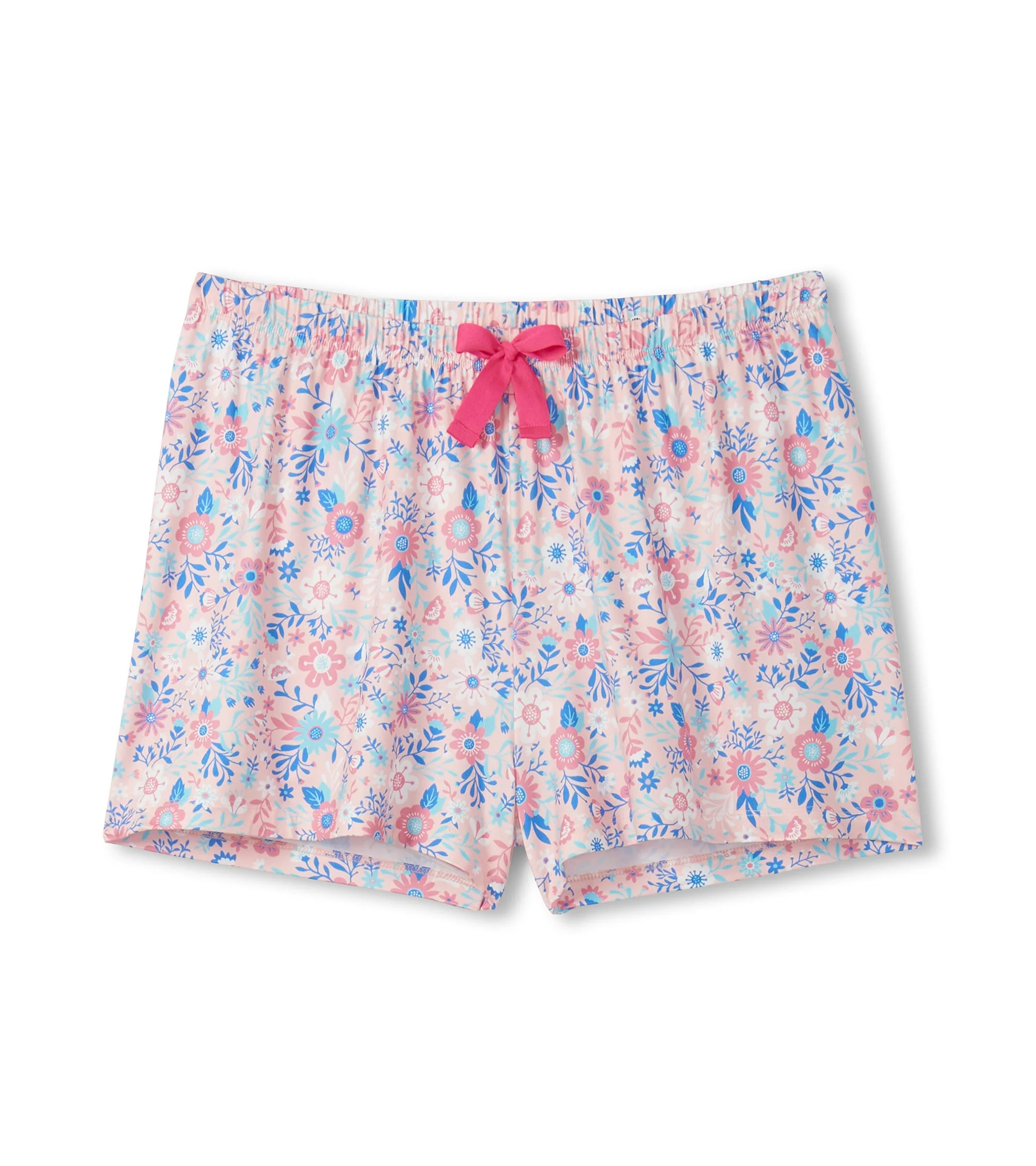 Women's Garden Floral Button Down Polyknit Short Pajama Set - Image 5