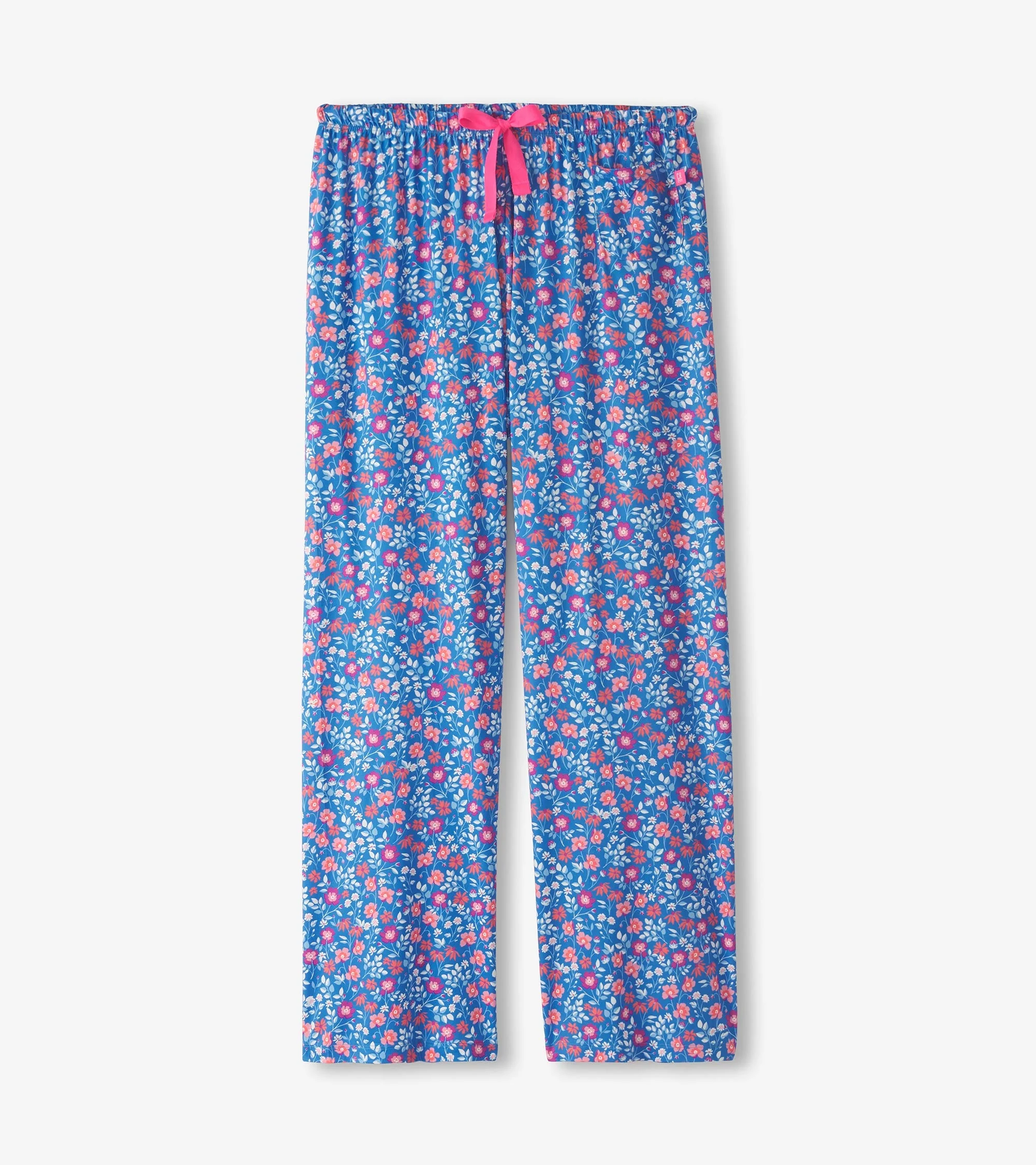 Women's Garden Flowers Polyknit Pajama Pants - Image 2