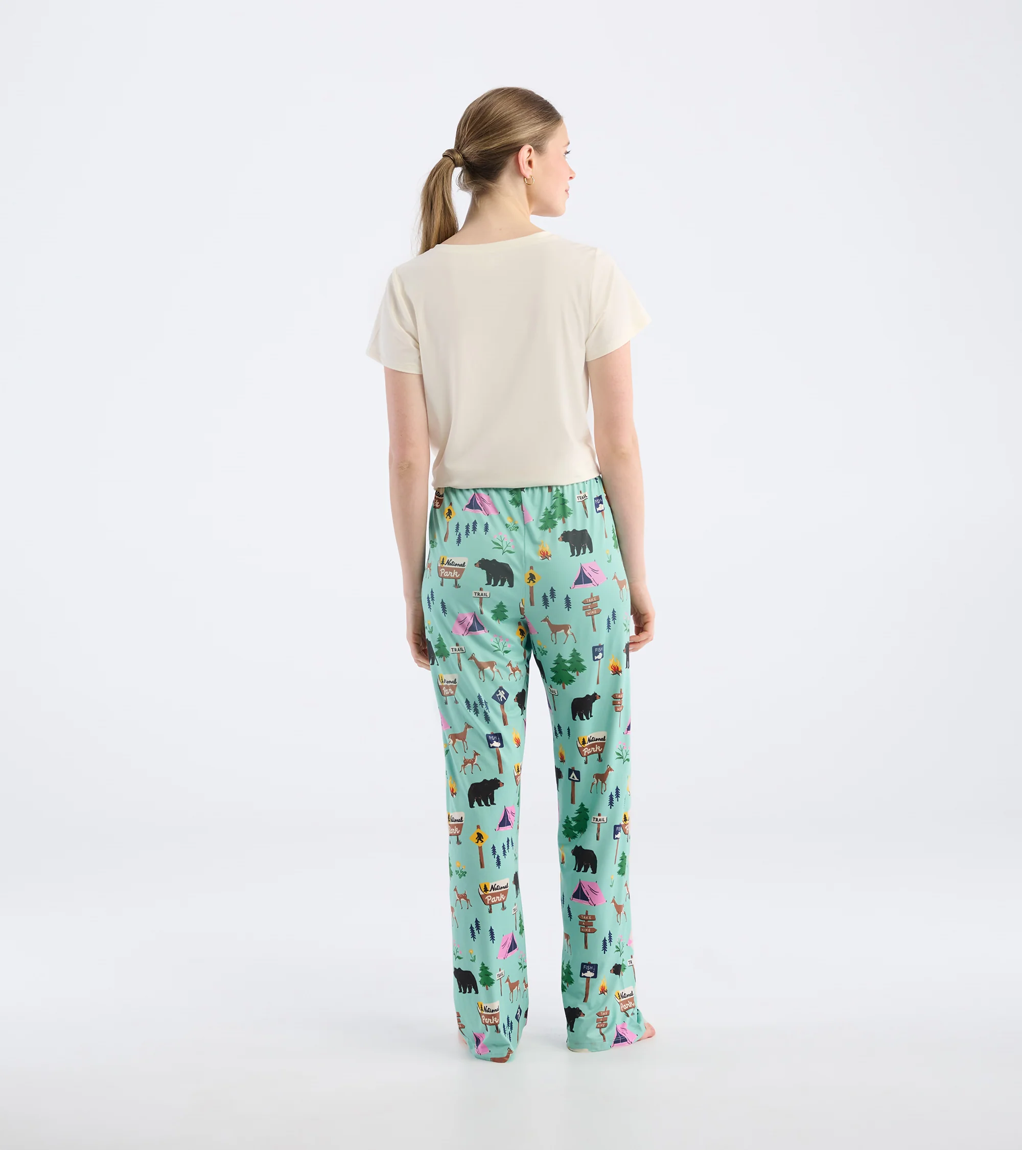 Women's Hiking Trail Polyknit Pajama Pants - Image 4