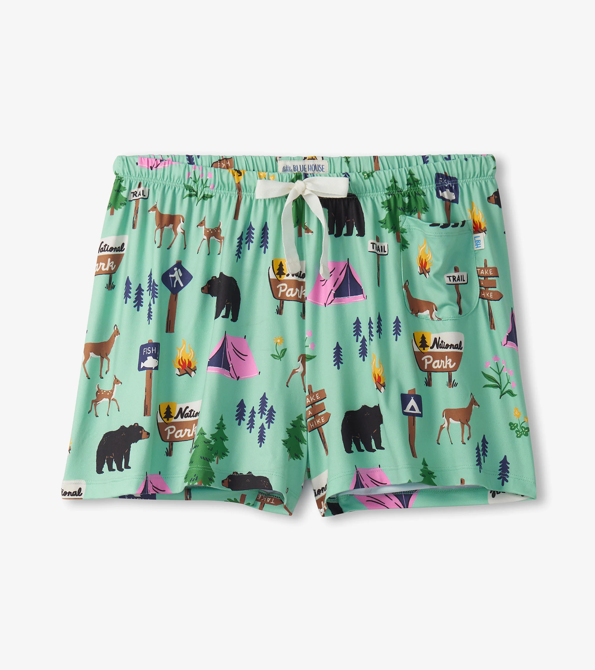 Women's Hiking Trail Polyknit Pajama Shorts - Image 5