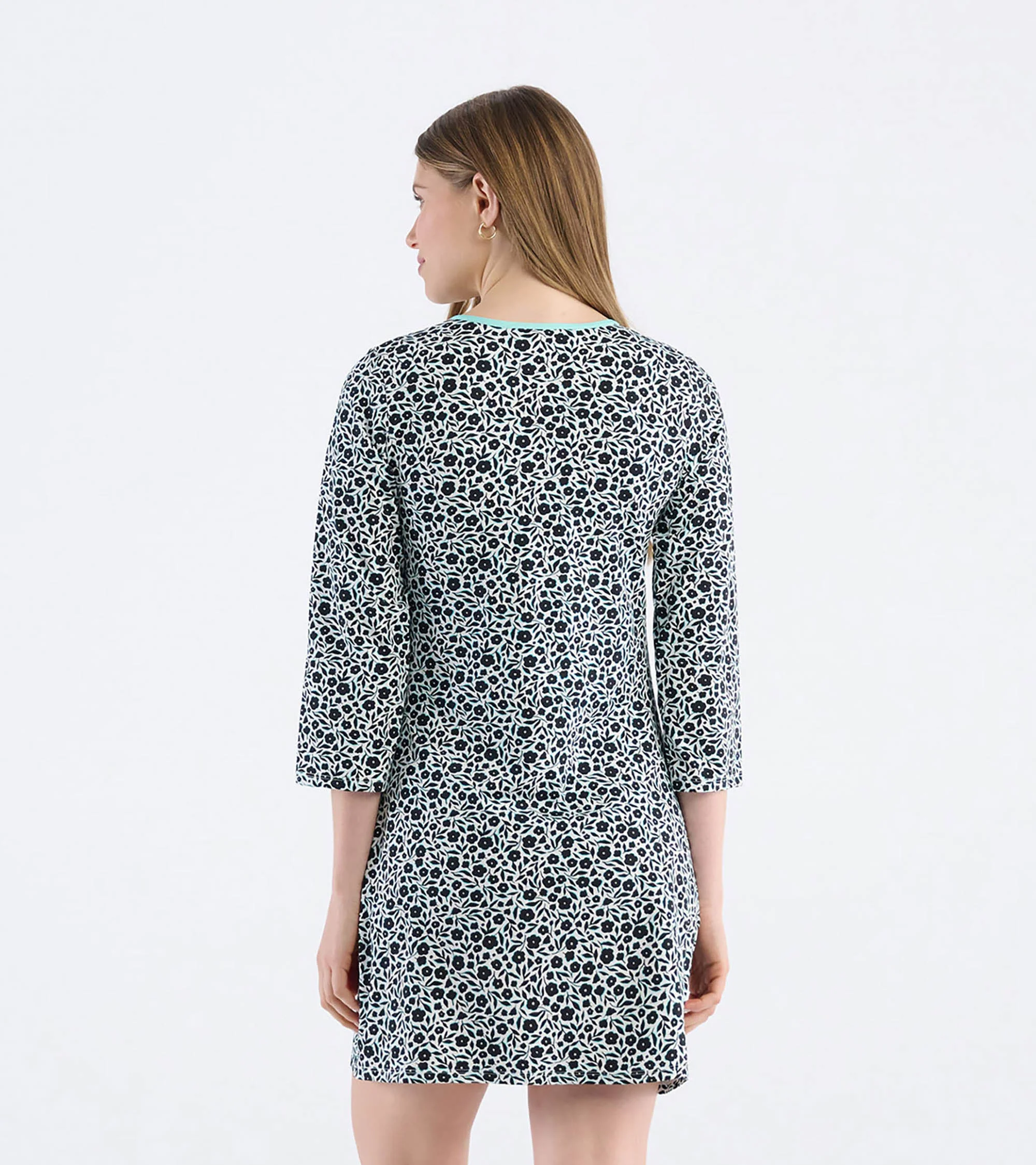Women's Mini Fresh Flowers Seaside Beach Dress - Image 3