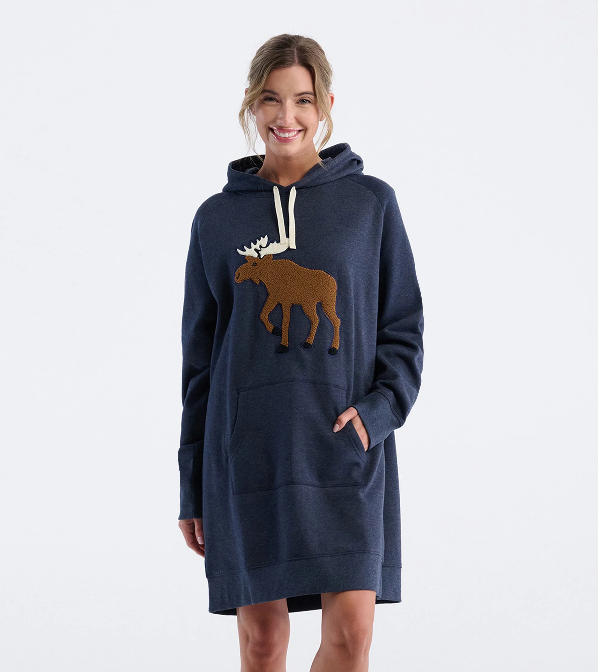 Women's Moose Oversized Hoodie