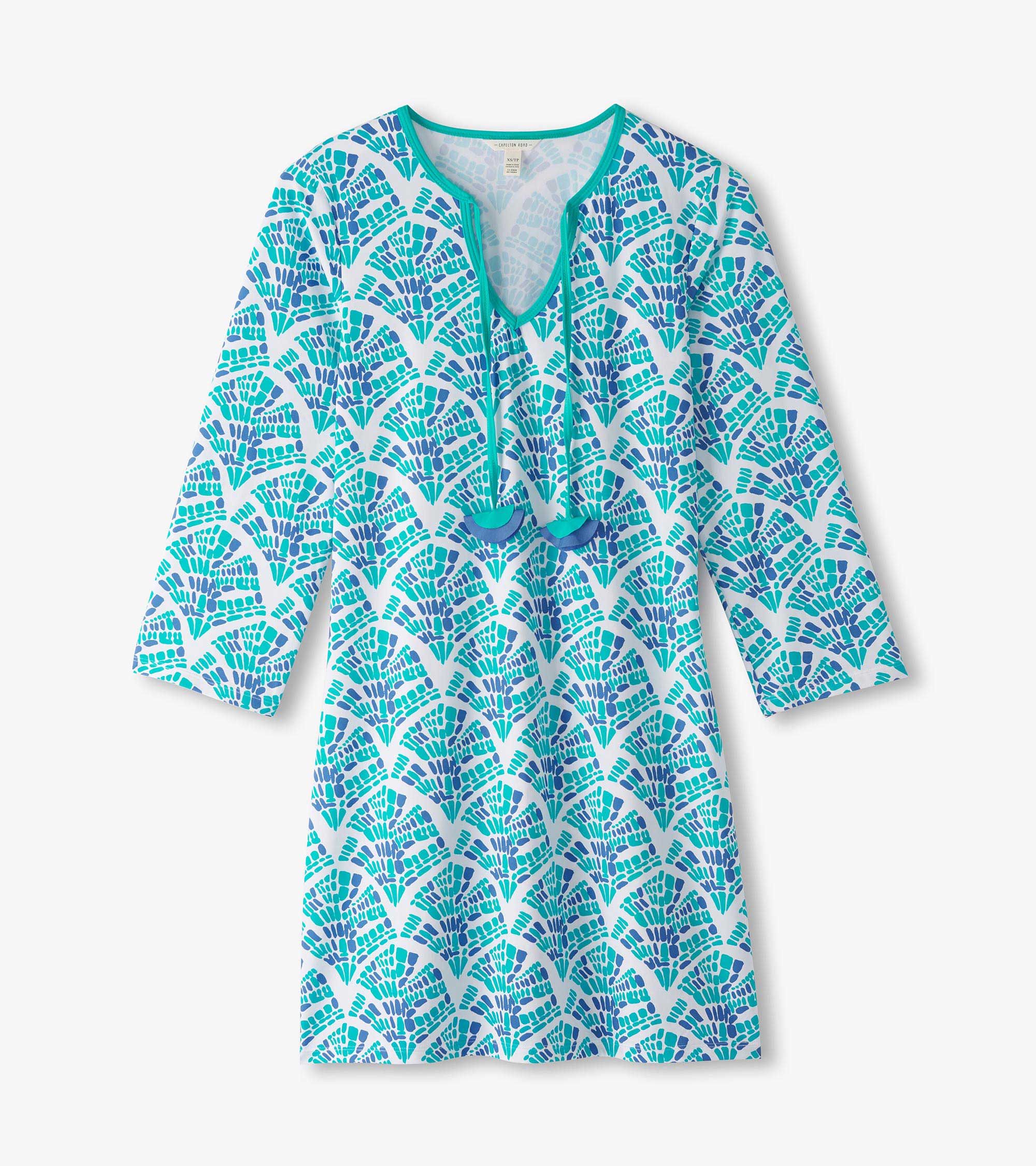 Women's Mosaic Waves Seaside Beach Dress - Image 2