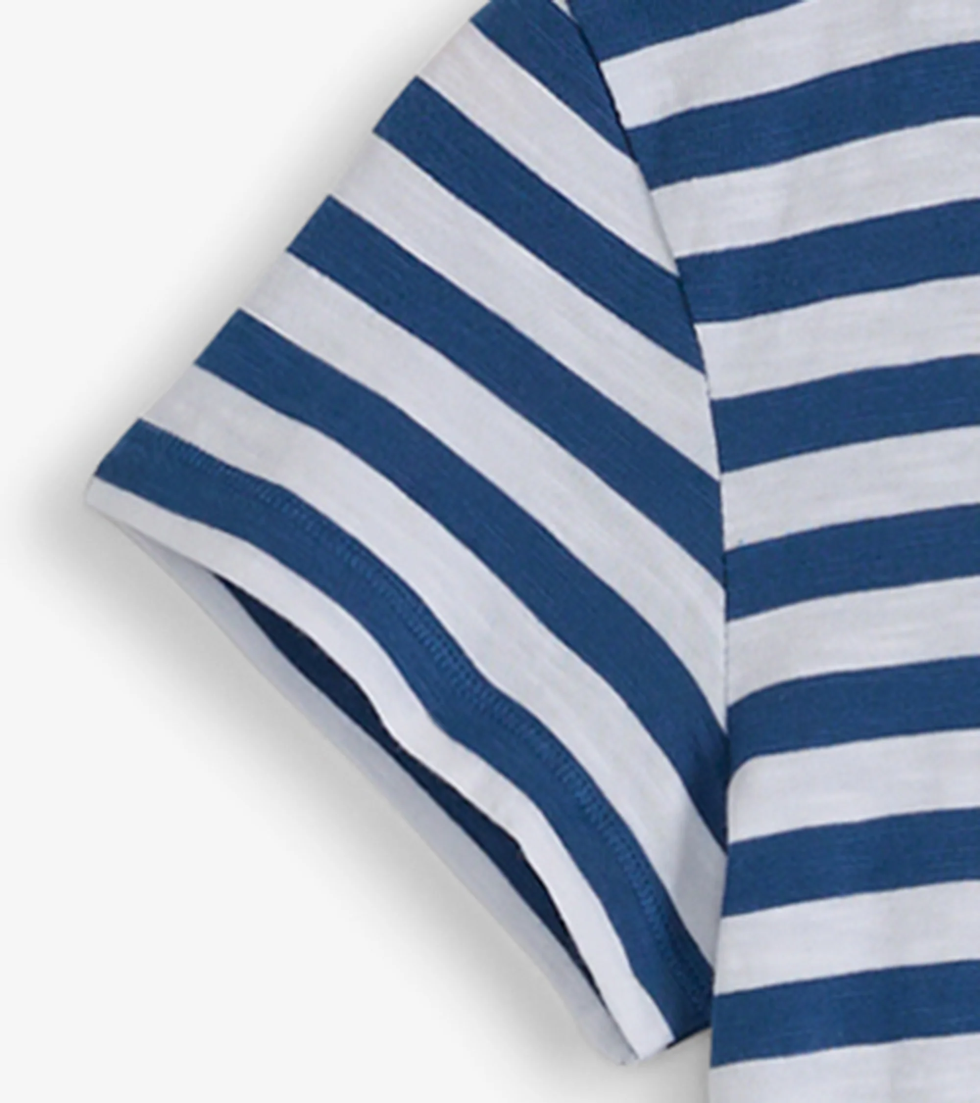 Women's Nautical Stripes Crew Neck T-Shirt Dress - Image 4