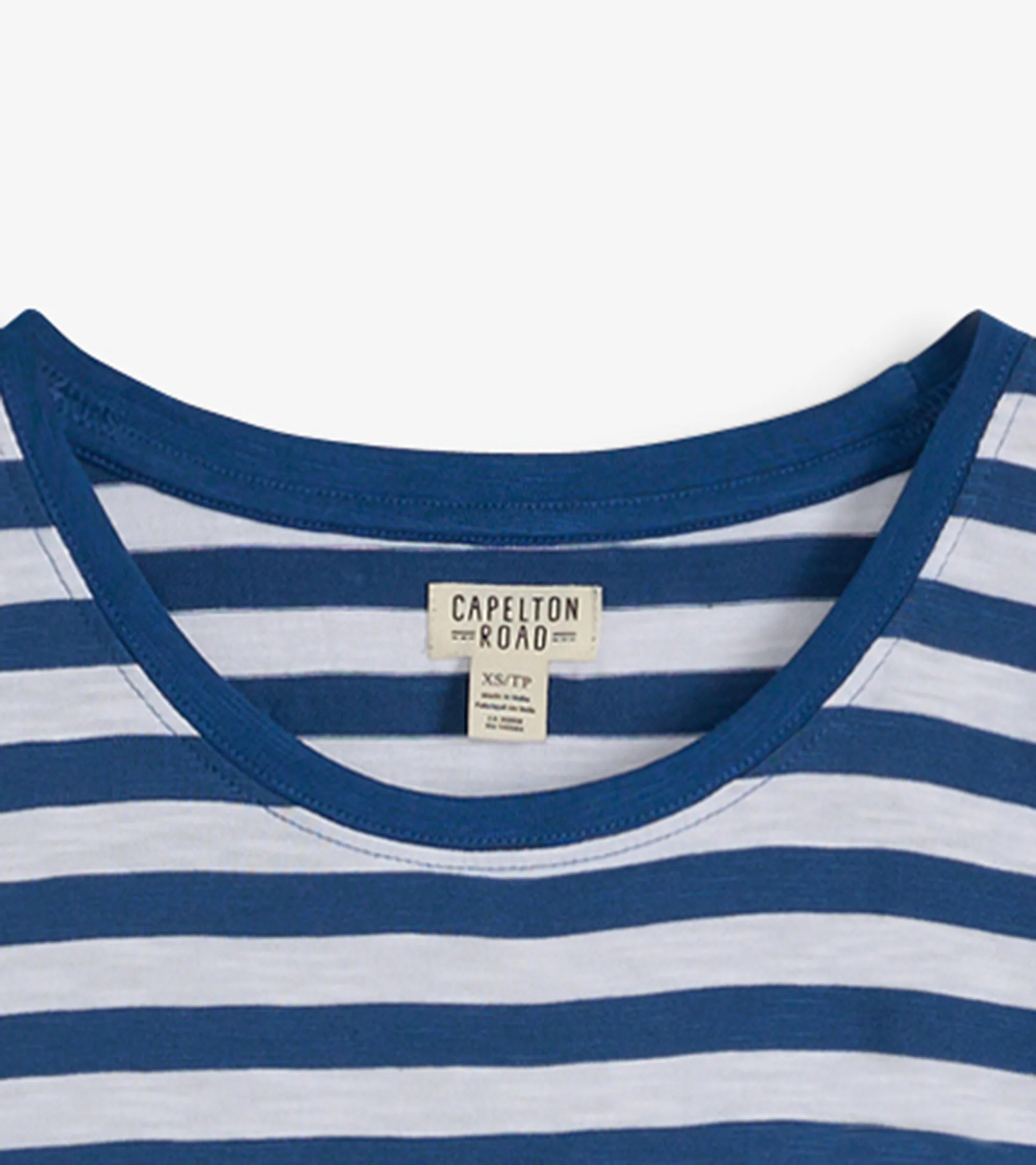 Women's Nautical Stripes Crew Neck T-Shirt Dress - Image 5