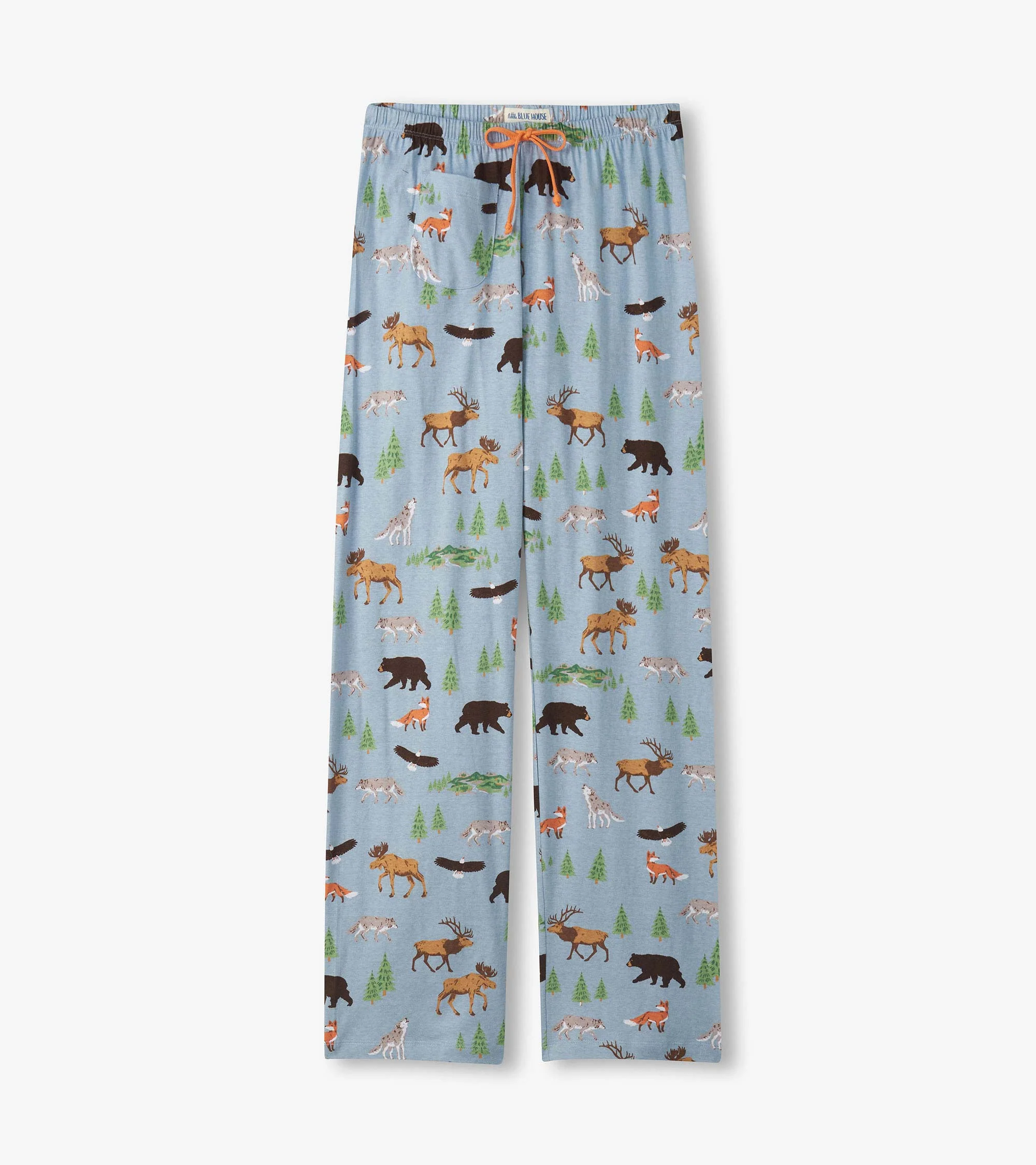 Women's Northern Wilderness Cotton Pajama Pants - Image 2