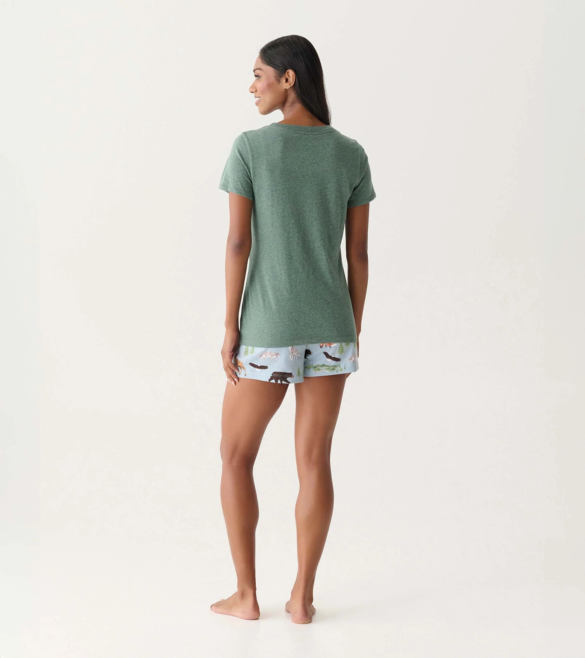 Women's Northern Wilderness Pajama T-Shirt - Image 4