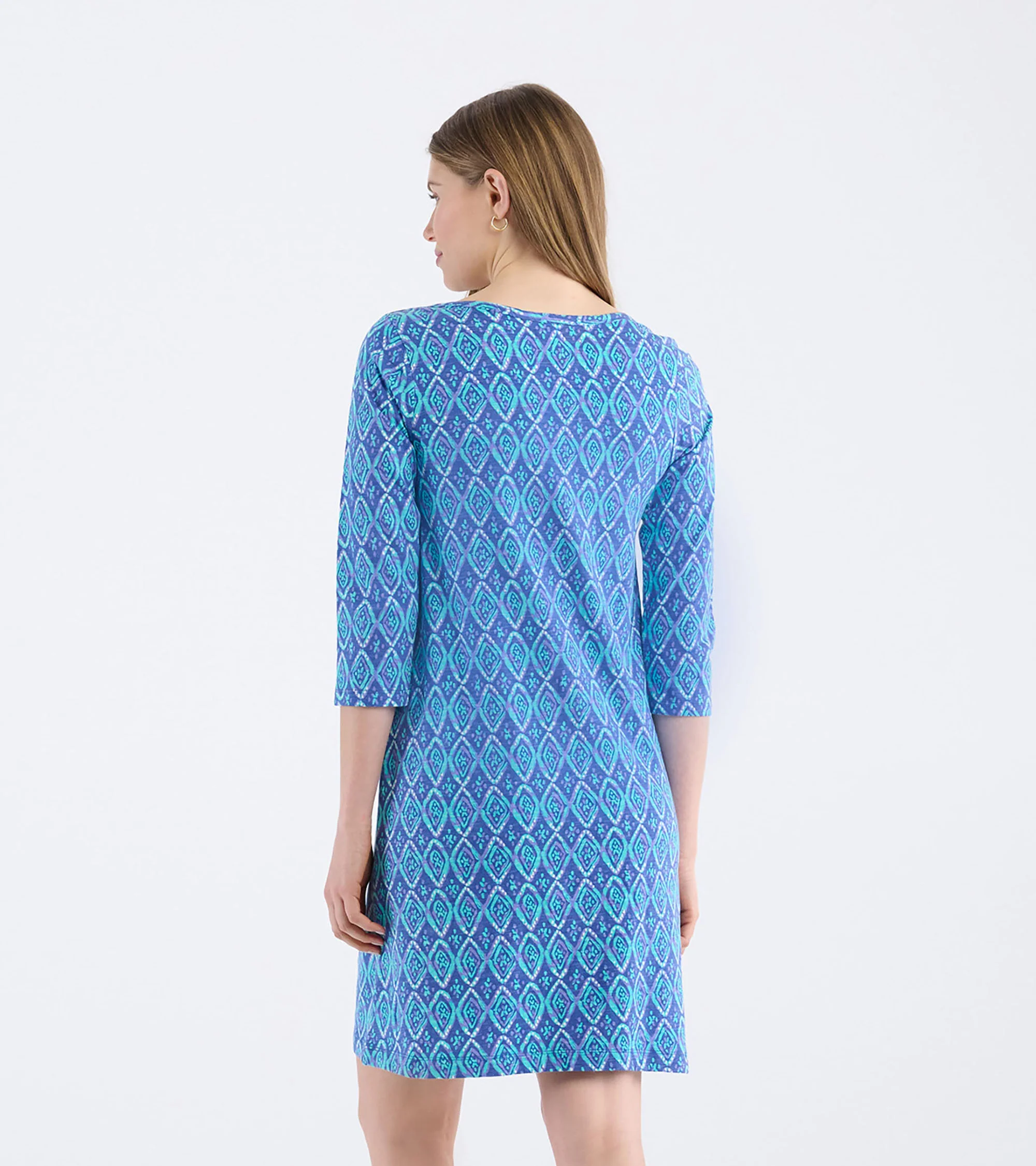 Women's Painted Diamonds Bateau Dress - Image 3