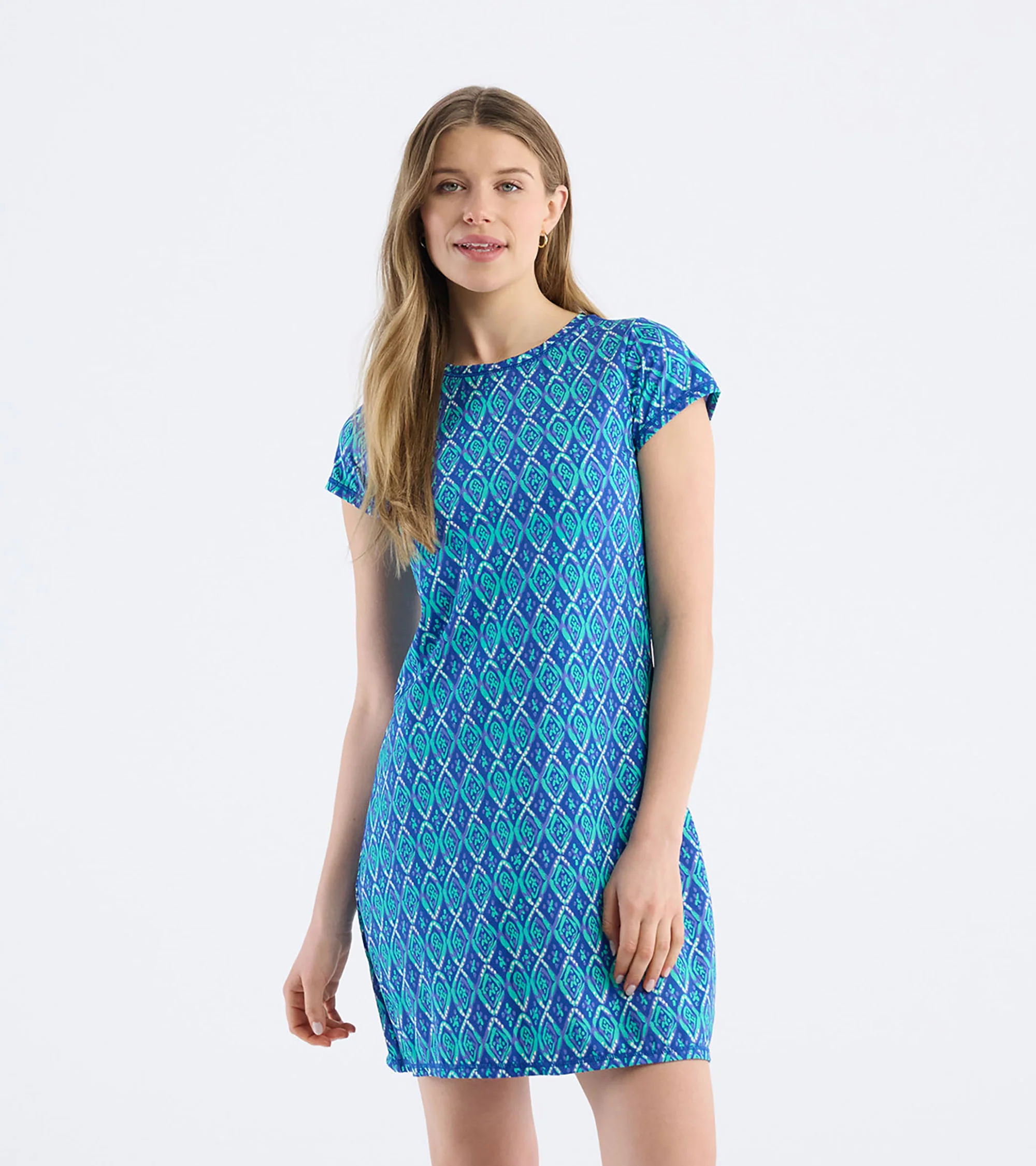 Women's Painted Diamonds T-Shirt Dress
