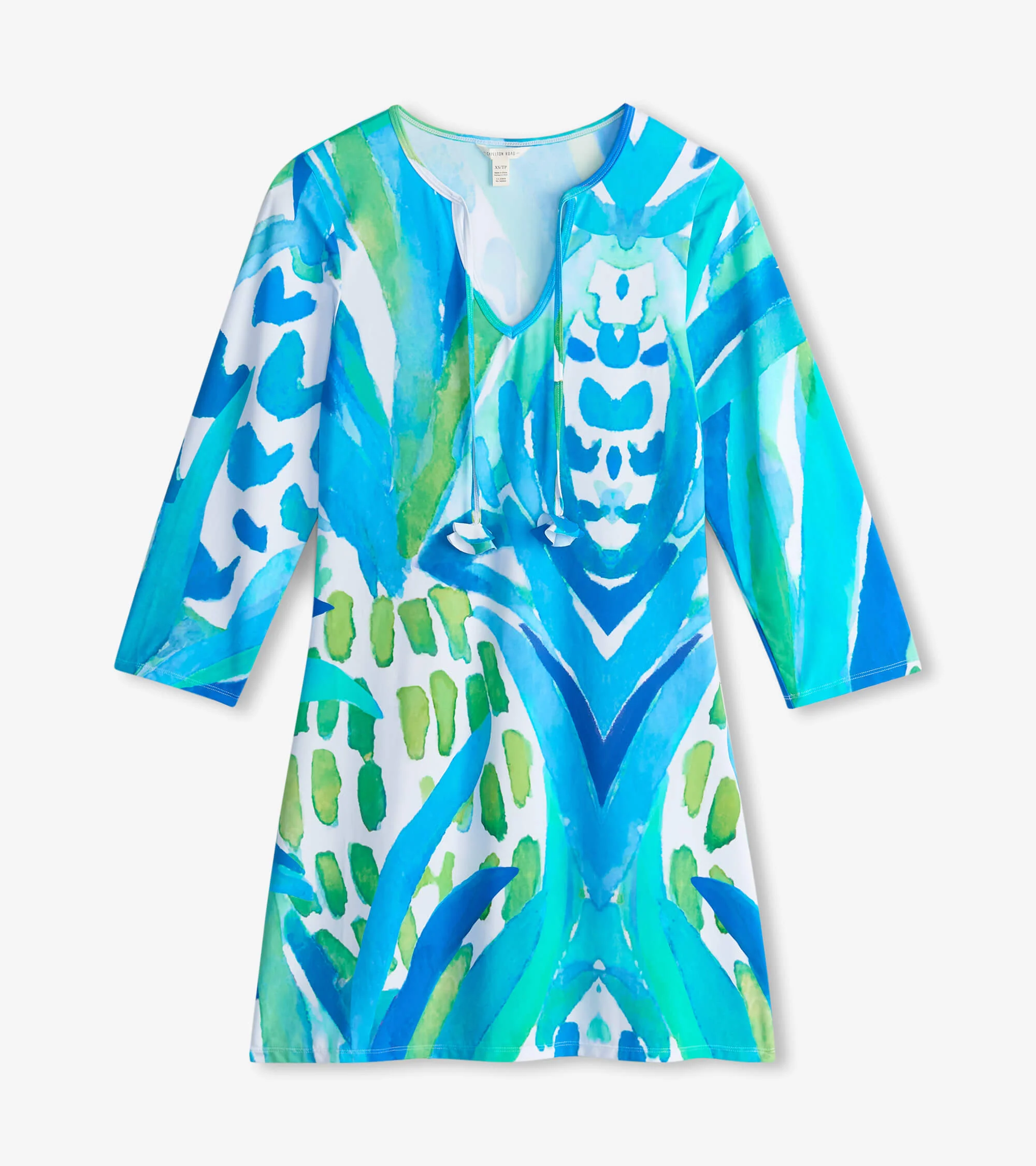 Women's Painted Pineapple Seaside Beach Dress - Image 2