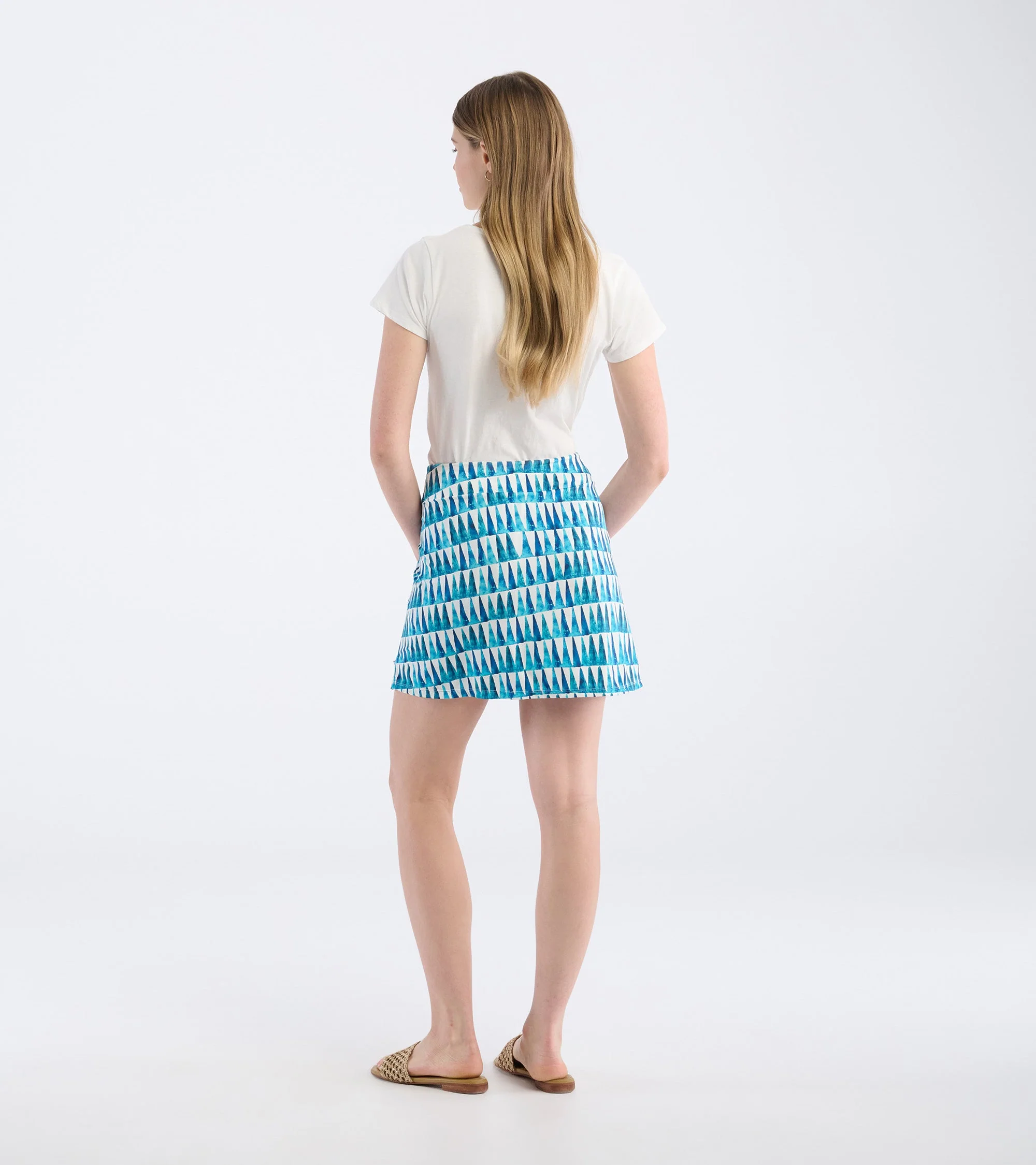 Women's Painted Triangles Skort - Image 4