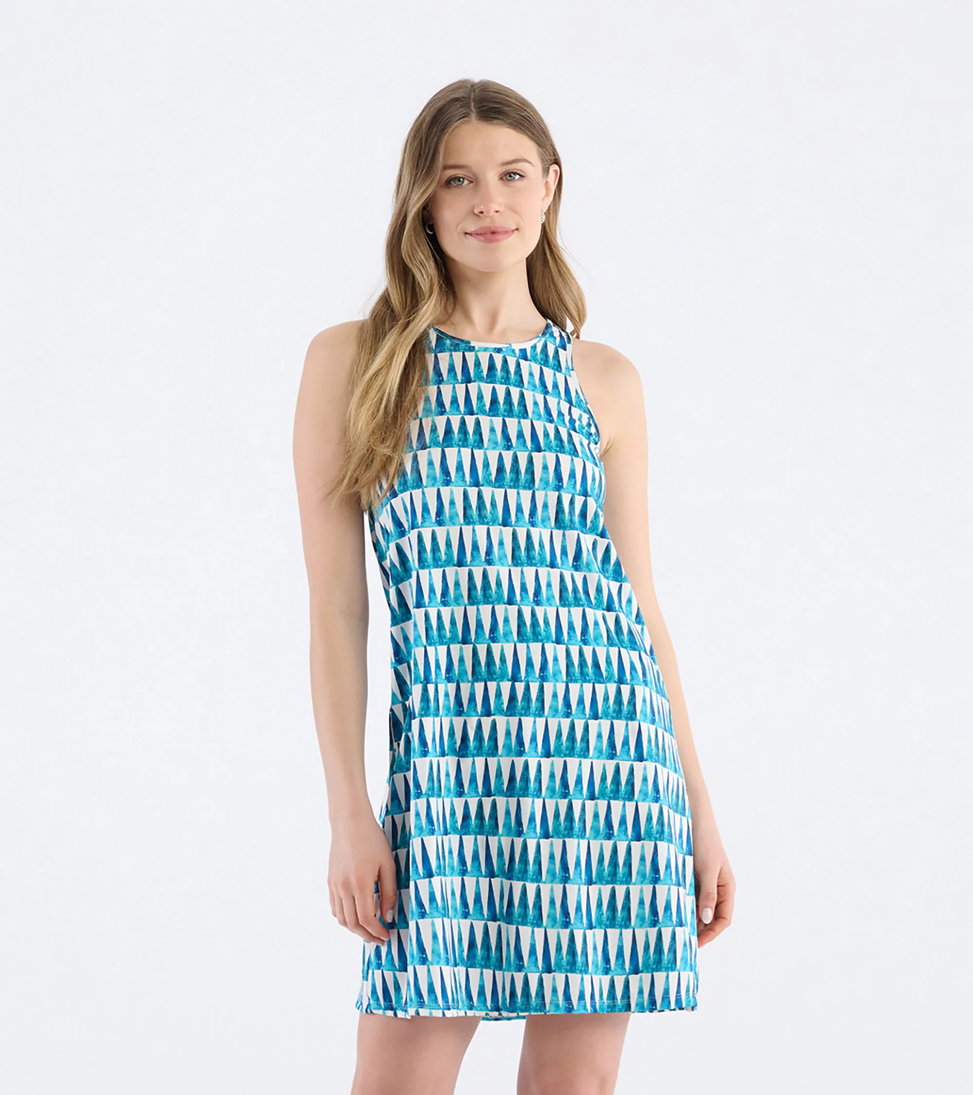Women's Painted Triangles Summer Dress