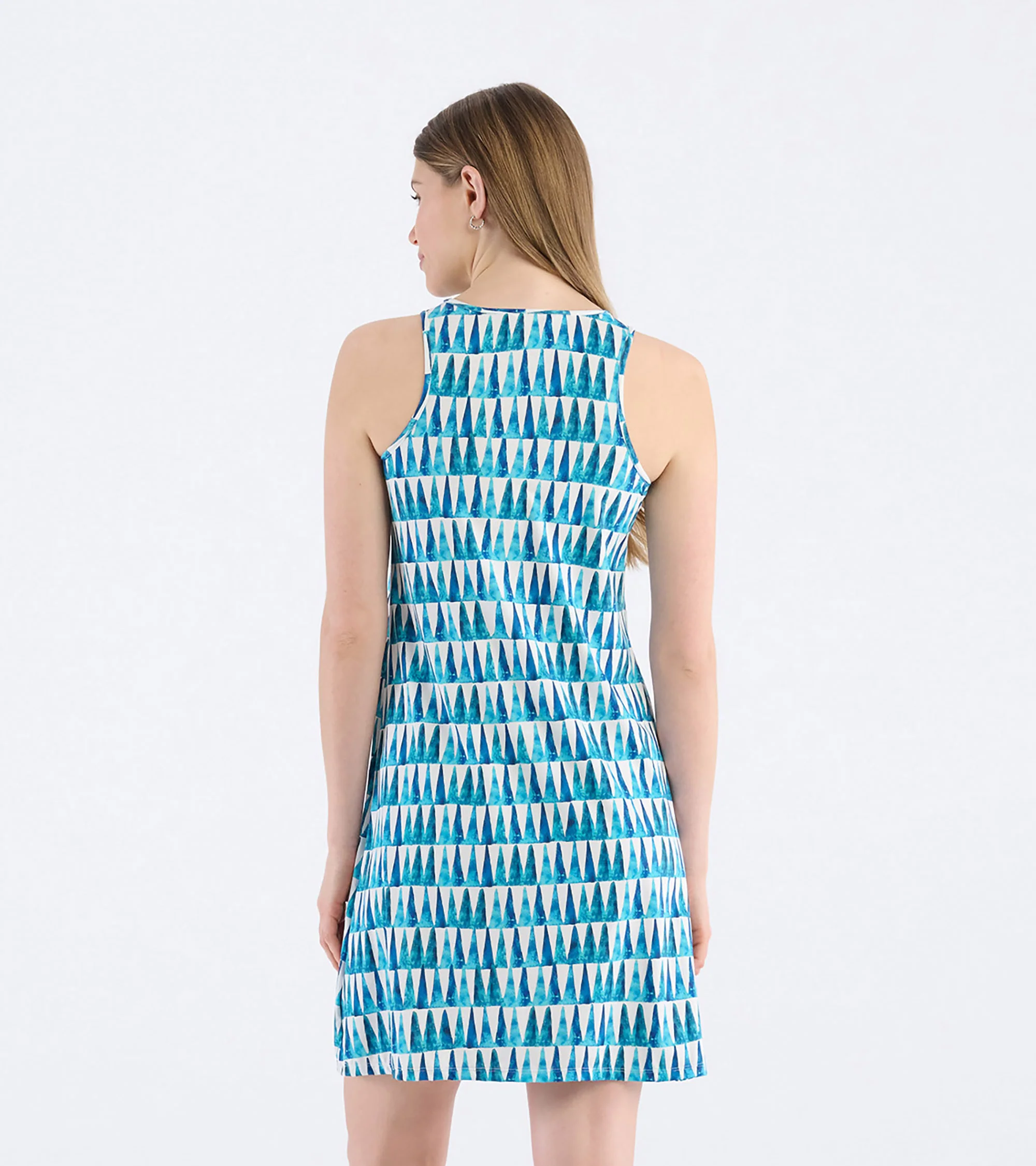 Women's Painted Triangles Summer Dress - Image 3
