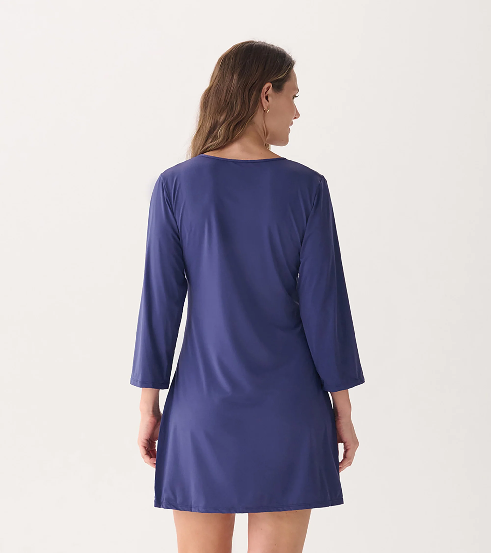 Women's Patriot Blue Seaside Beach Dress - Image 2