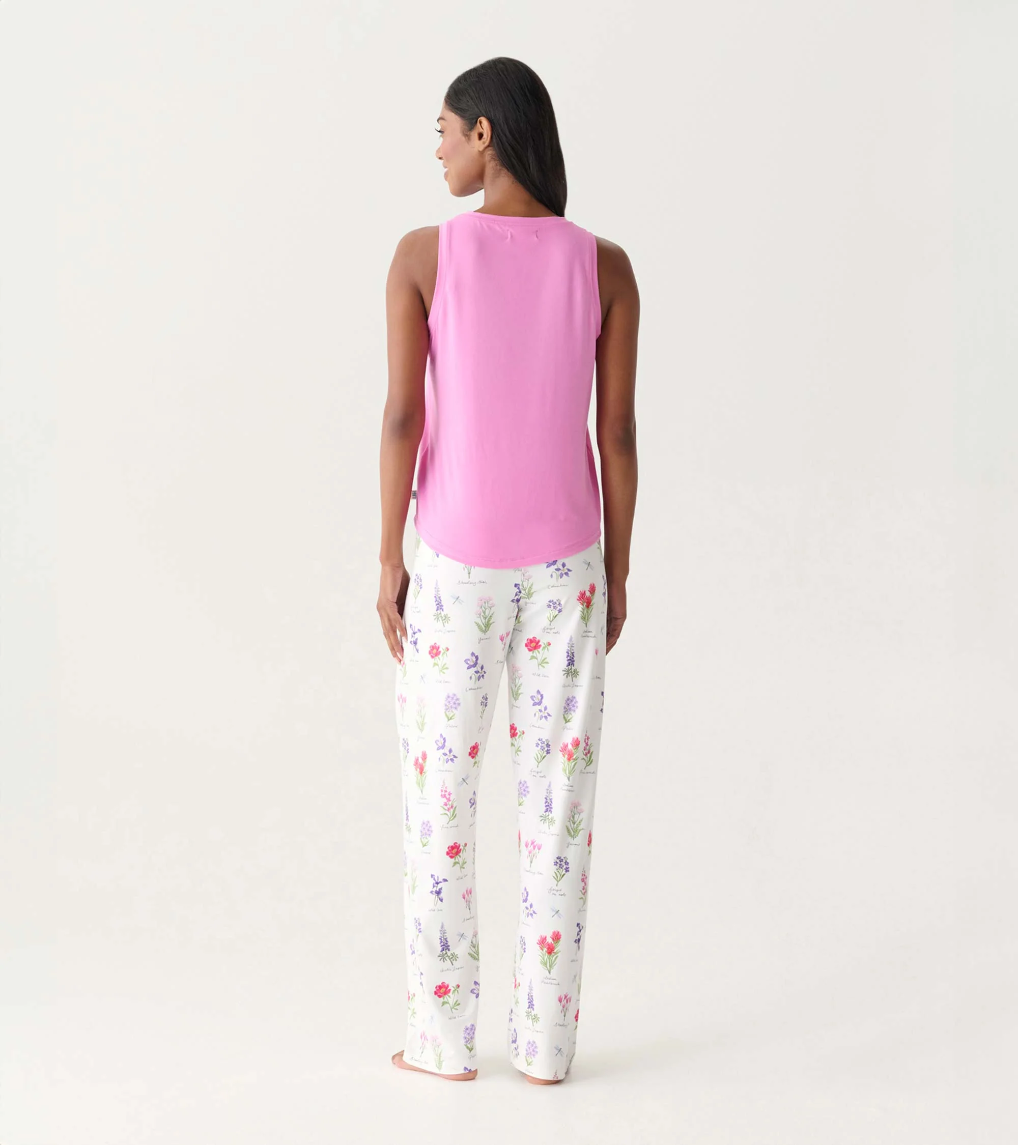 Women's Pink Pajama Tank - Image 4
